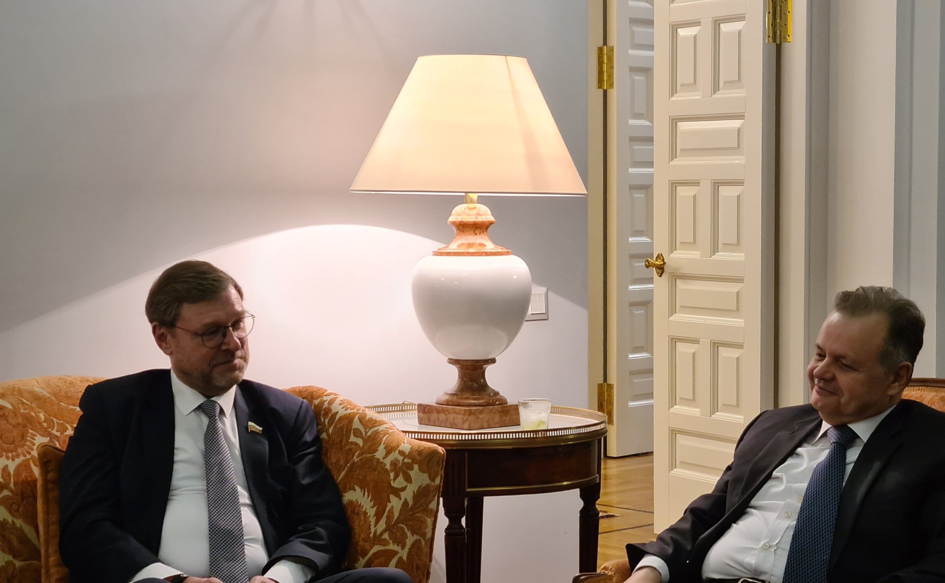 Встреча заместителя Председателя СФ Константина Косачева с Чрезвычайным и Полномочным Послом Федеративной Республики Бразилии в РФ