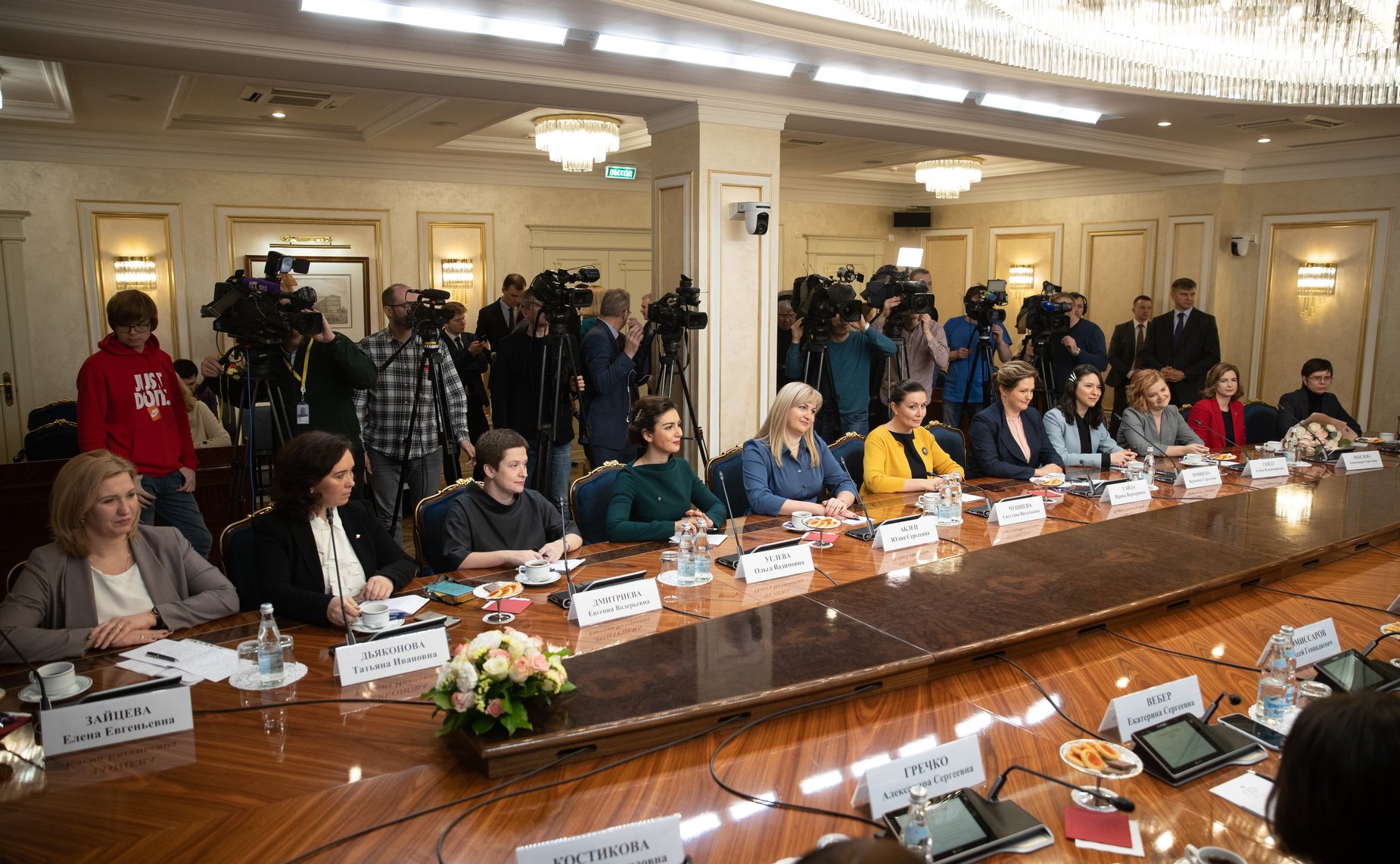 Встреча В. Матвиенко с женщинами – участницами конкурса «Лидеры России»