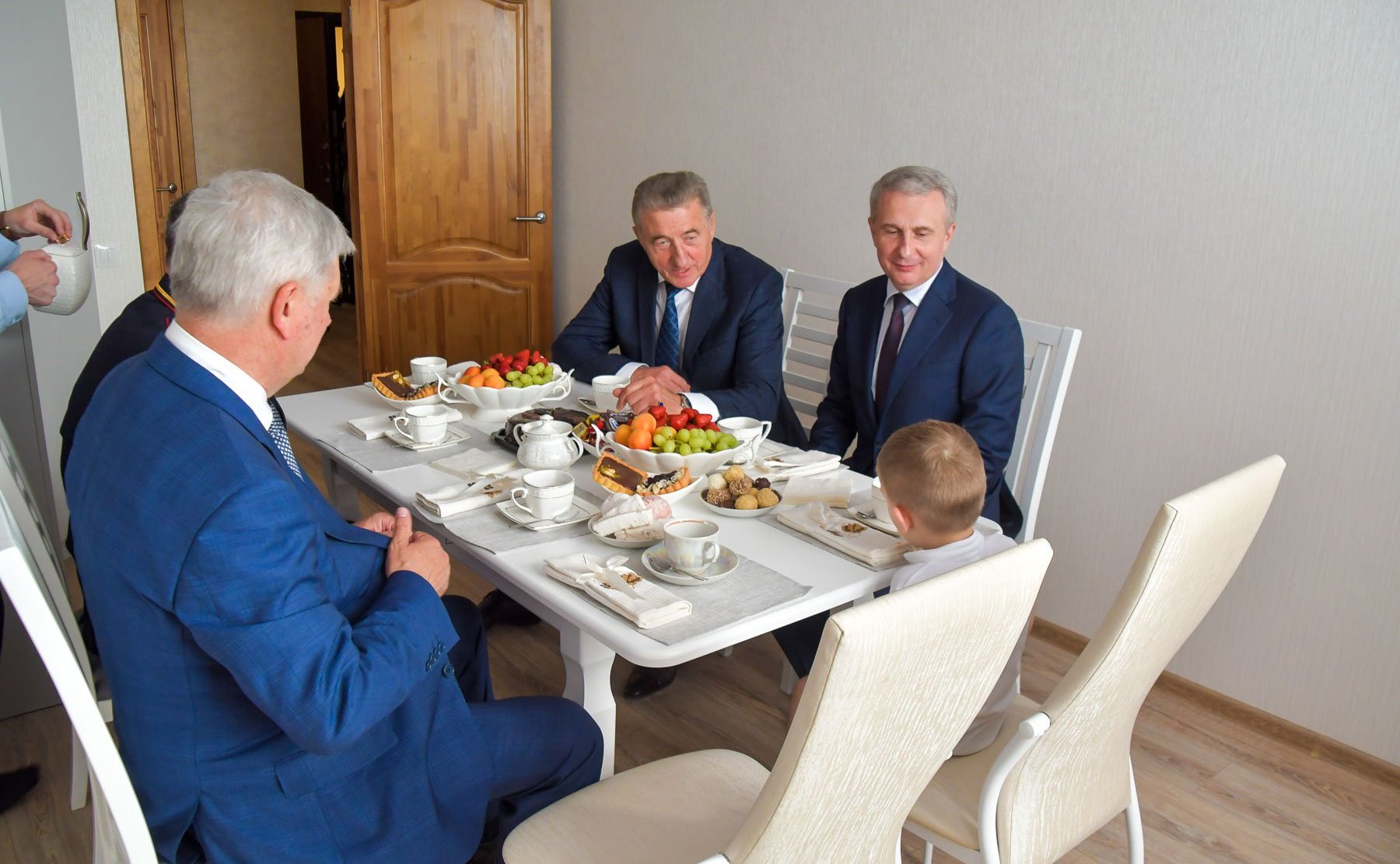 Сергей Лукин принял участие в церемонии открытия дома, построенного для сотрудников МВД