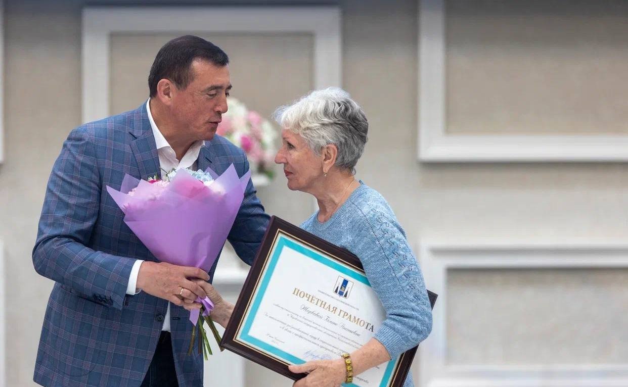 Андрей Хапочкин принял участие в торжественном мероприятии, посвященном Дню работников строительной отрасли