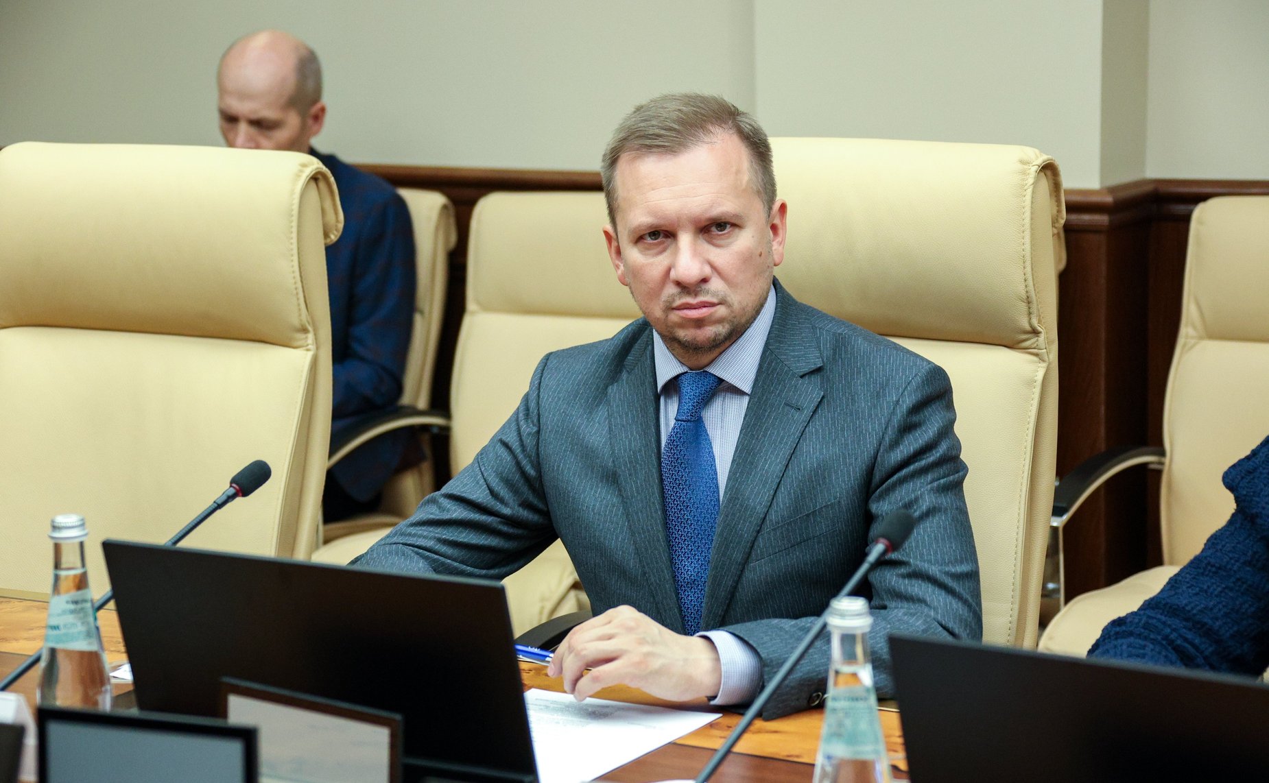 Встреча первого заместителя председателя Комитета СФ по бюджету и финансовым рынкам Александра Шендерюка-Жидкова с Председателем Национального Собрания Республики Мадагаскар Ситени Тьерри Рандриана Сулуниайку