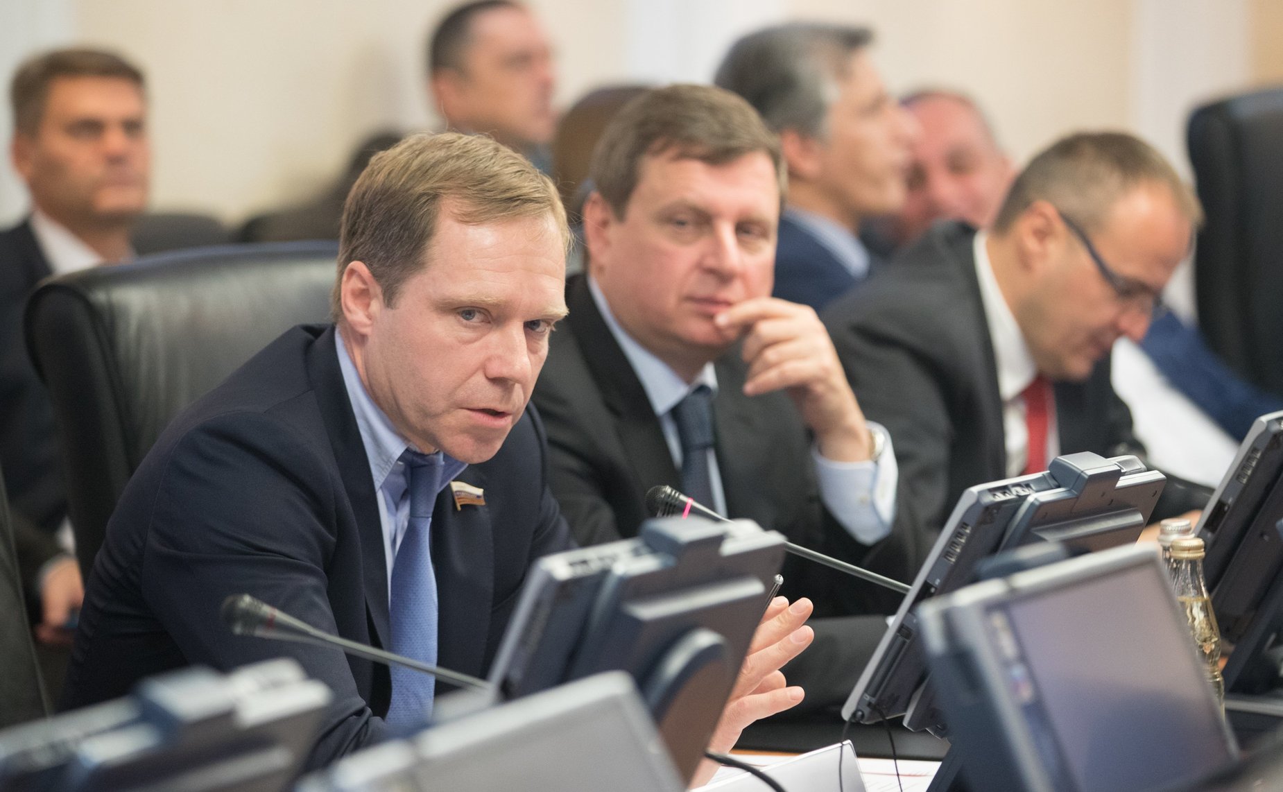 Встреча Г. Кареловой и А. Кутепова с членами делегации VIII Международных парламентских игр