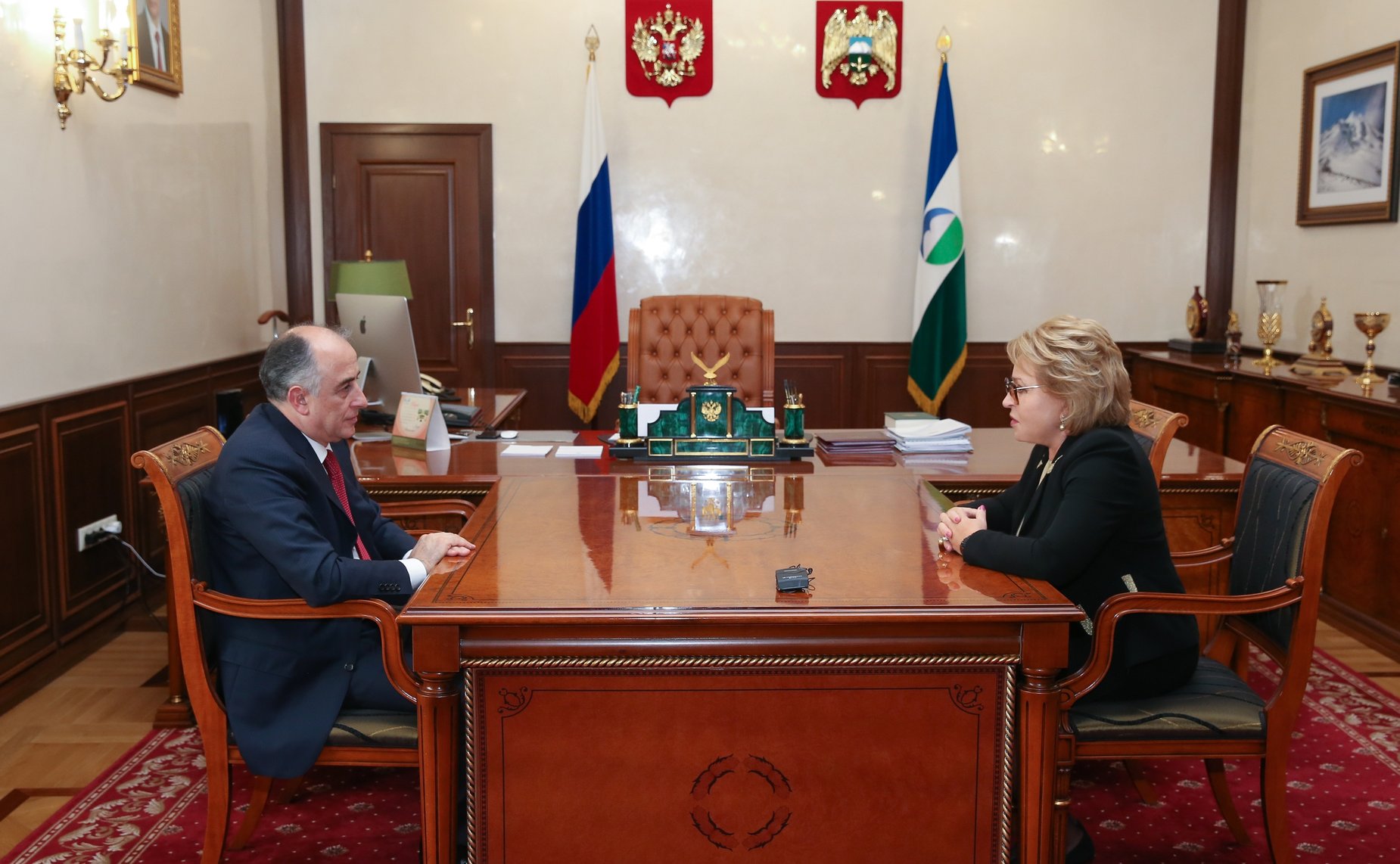 Валентина Матвиенко провела встречу с главой Кабардино-Балкарии Юрием Коковым