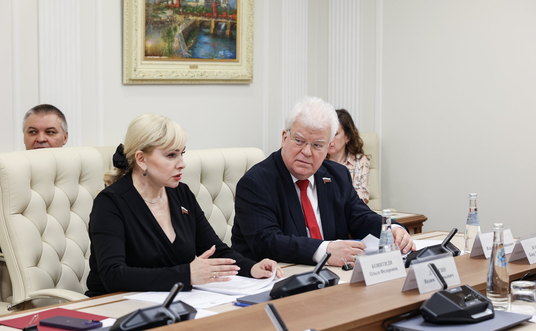 Участие сенаторов РФ в заседании Постоянной комиссии ПА ОДКБ по политическим вопросам и международному сотрудничеству