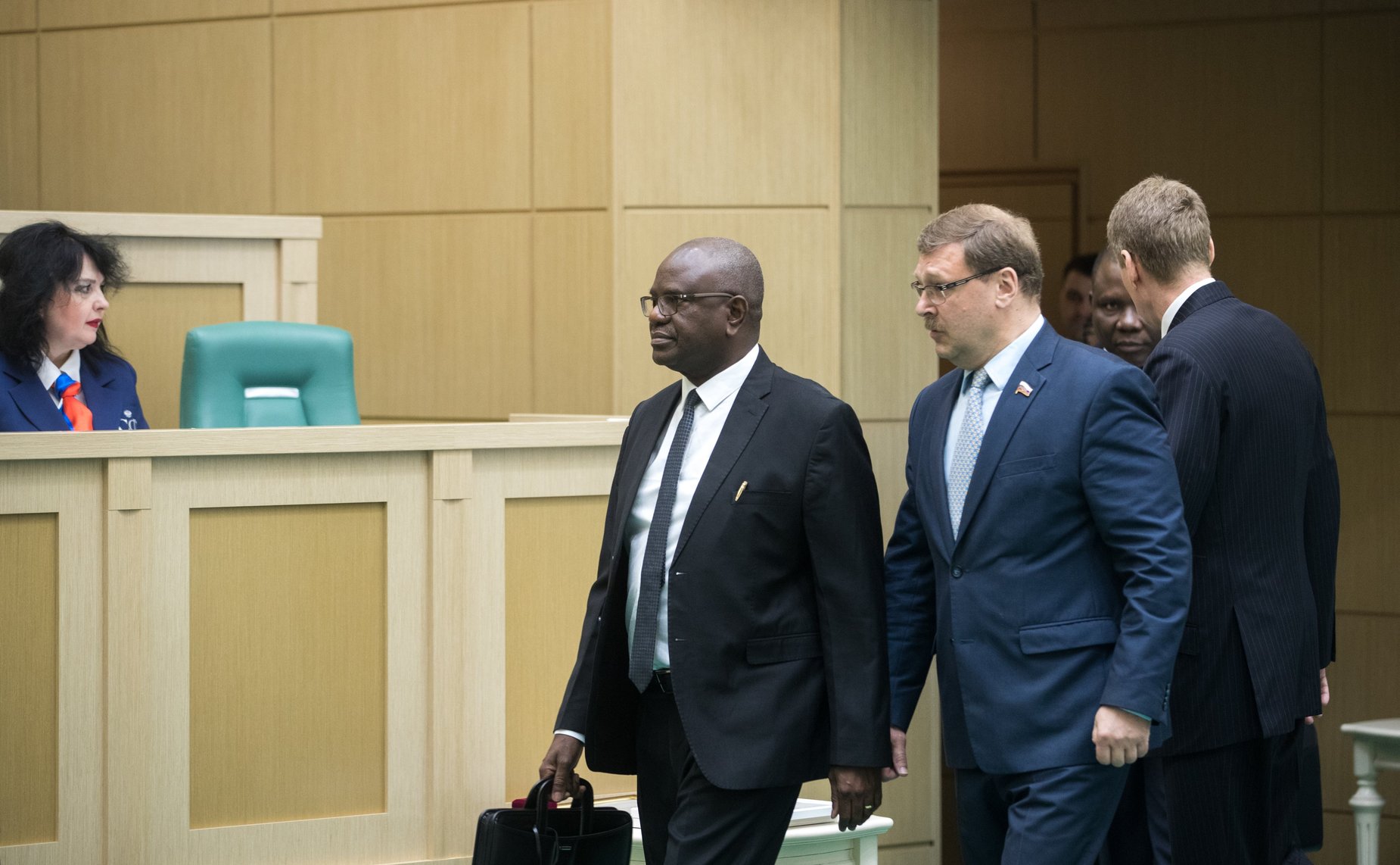 Председатель Национальной ассамблеи Замбии П. Матибини