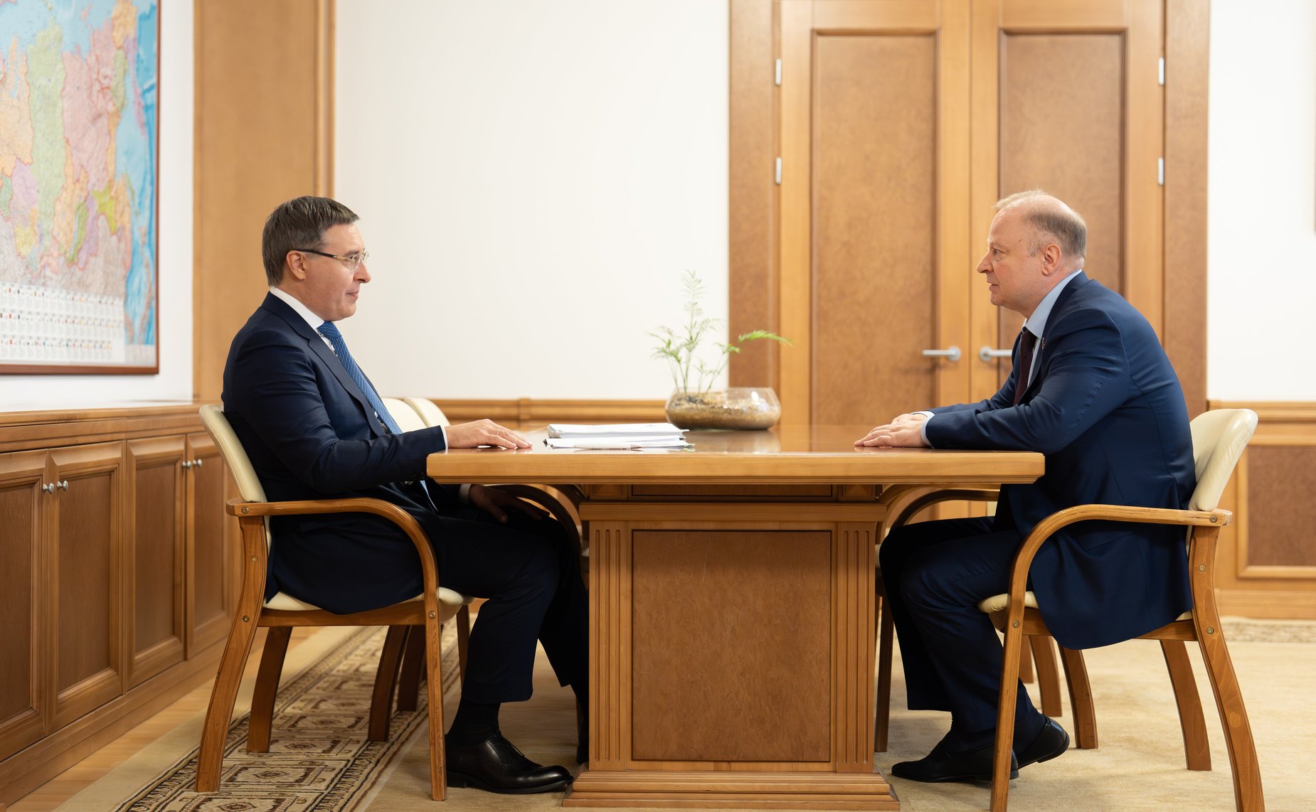 Встреча Виктора Шептия с Министром науки и высшего образования Российской Федерации Валерием Фальковым