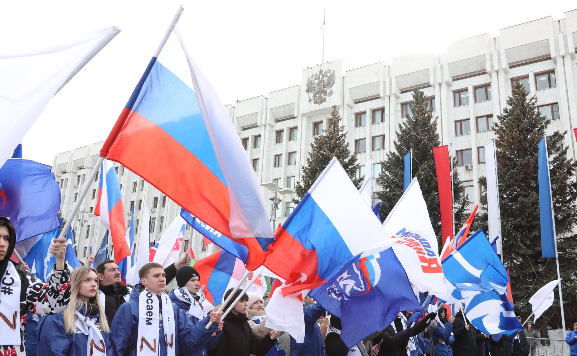 Фарит Мухаметшин в Самаре принял участие в митинг-концерте «Вместе — За Россию!»