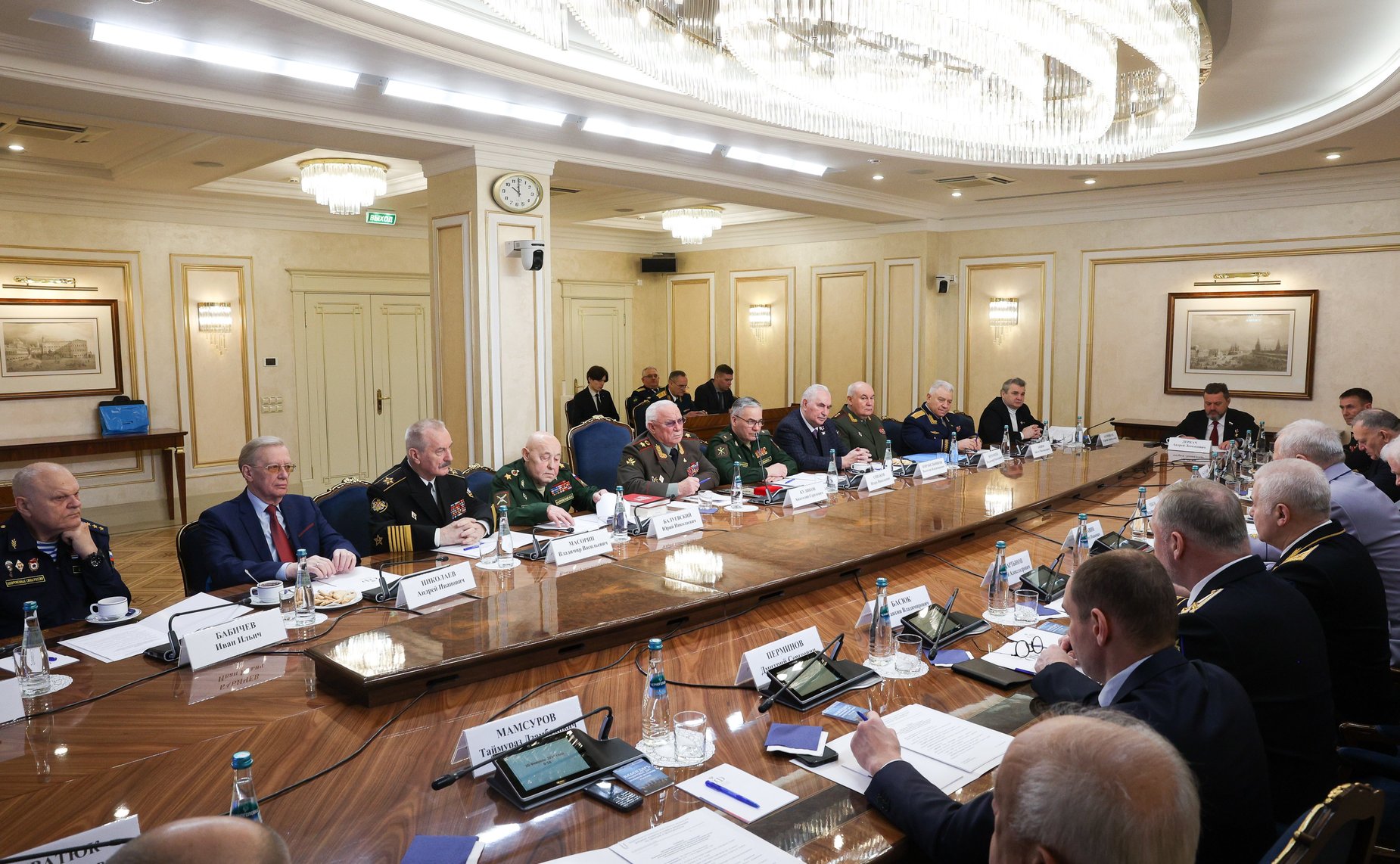 Совещание Комитета Совета Федерации по обороне и безопасности, посвященное Дню защитника Отечества совместно с Клубом военачальников Российской Федерации