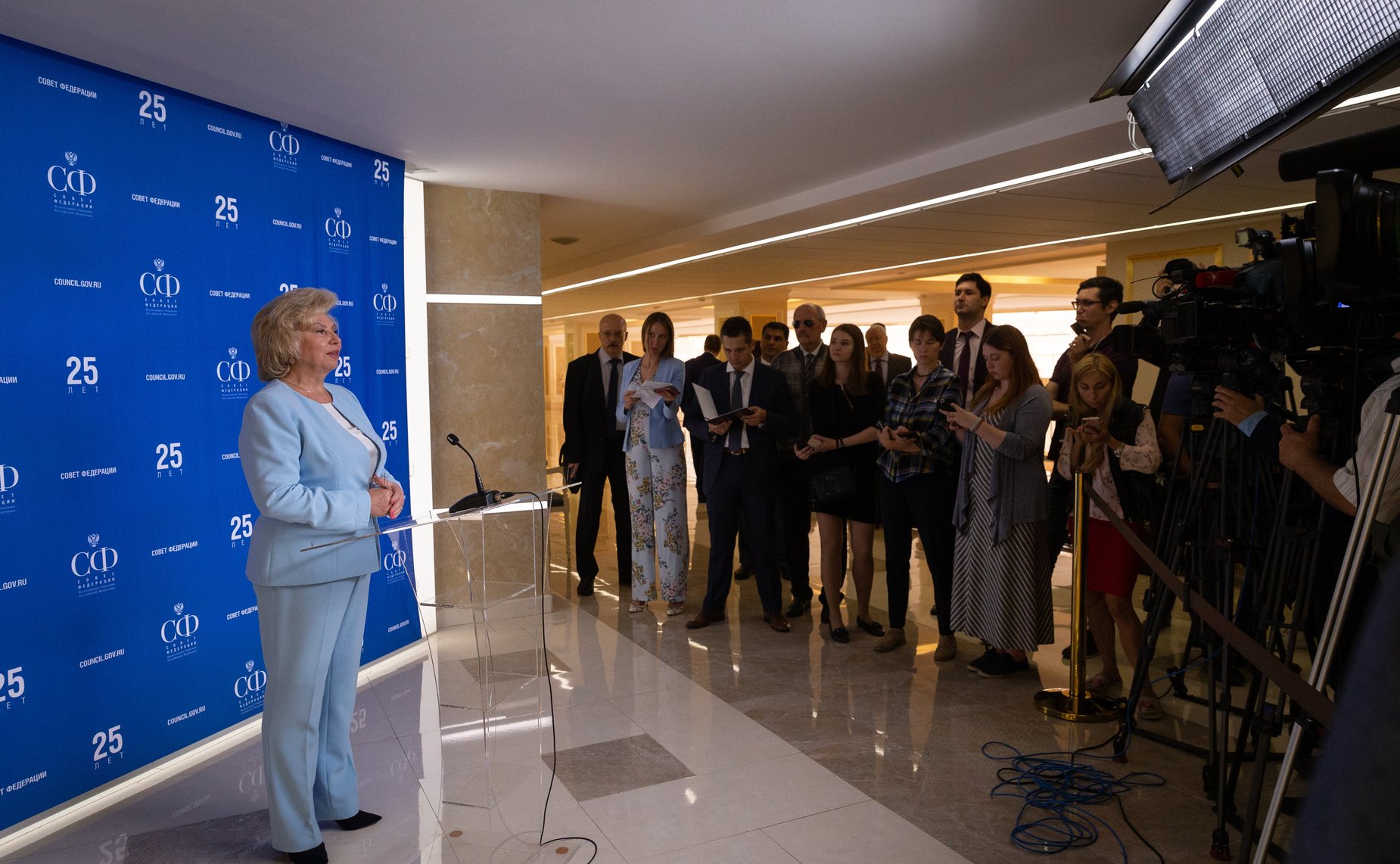 Брифинг Татьяны Москальковой