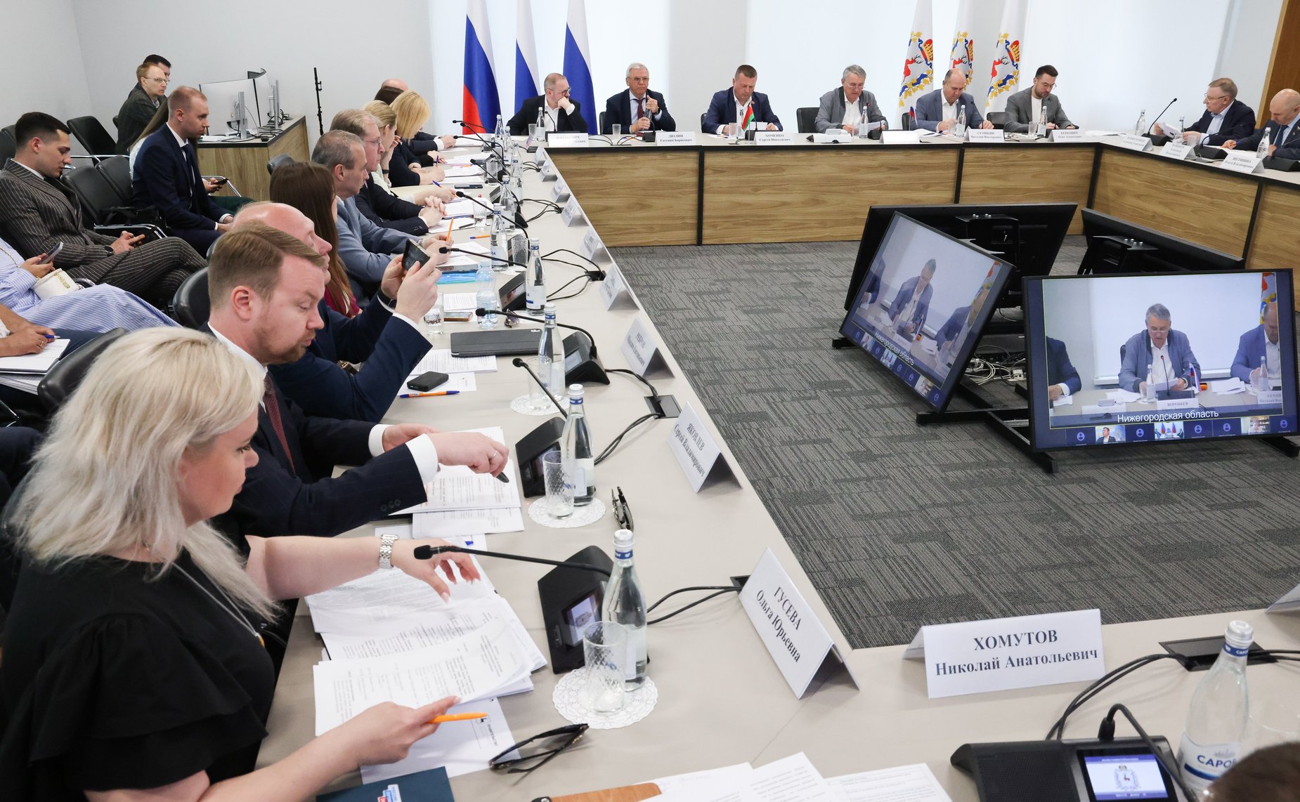 Совместное заседание российского и белорусского организационных комитетов по подготовке и проведению ХII Форума регионов России и Беларуси