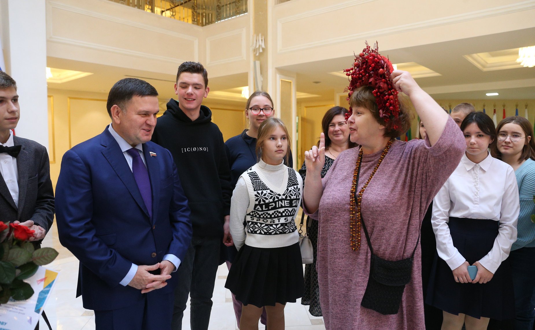 Экскурсия по зданию СФ для Ленинградского областного отделения Российского детского фонда