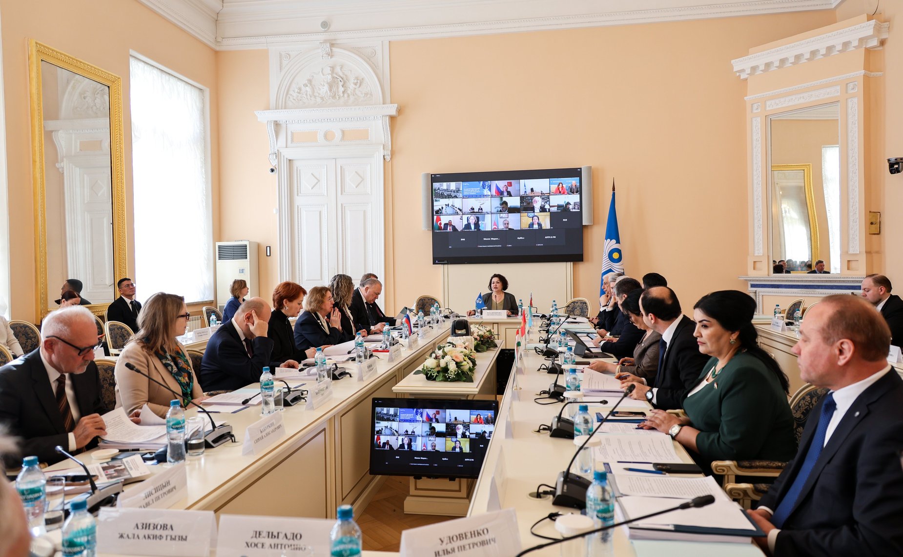 Участие сенаторов РФ в заседании Постоянной комиссии МПА СНГ по социальной политике и правам человека