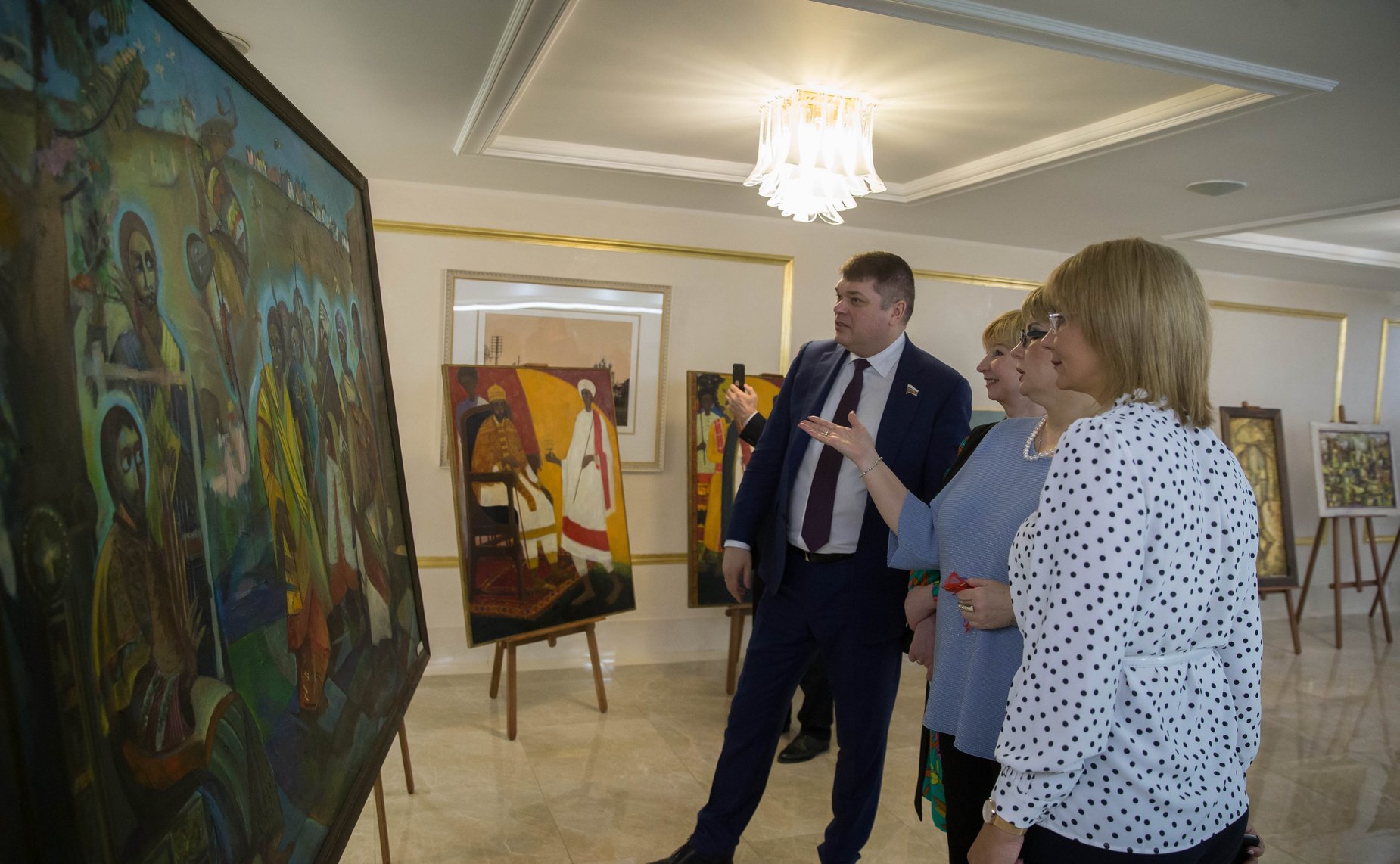 Открытие выставки «Россия – Африка»: диалог цивилизаций» в Совете Федерации