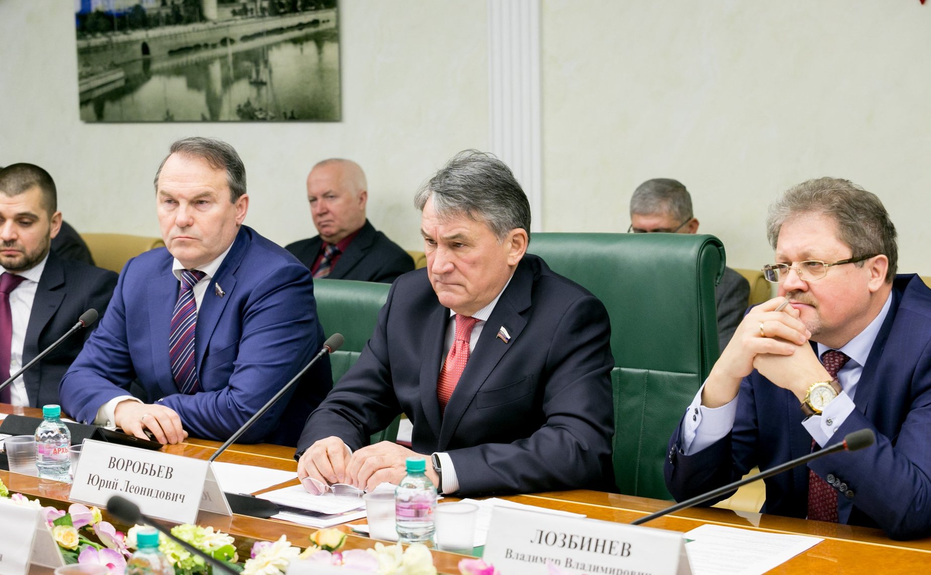 Ю. Воробьев на заседании Комитета общественной поддержки жителей Юго-Востока Украины