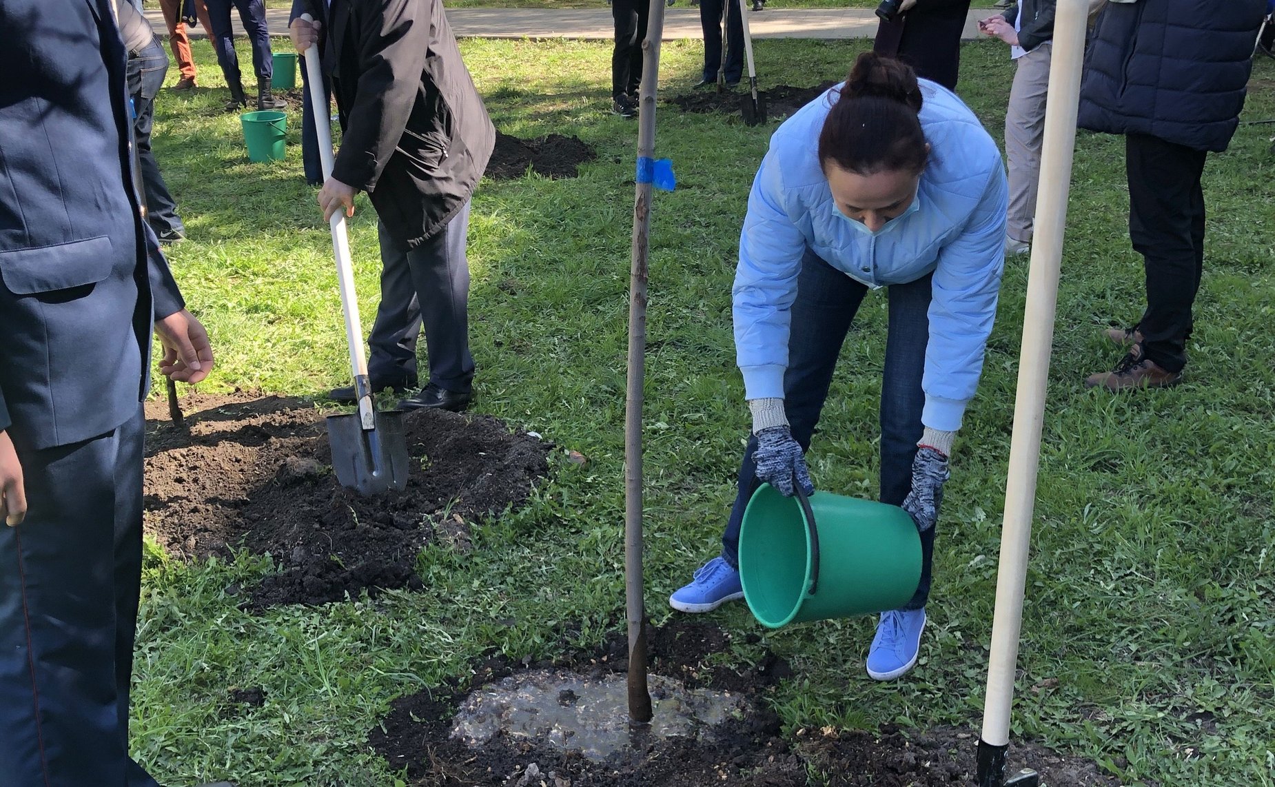 Ирина Петина приняла участие в мероприятиях, посвященных празднованию 76-ю годовщины Победы в Великой Отечественной войне