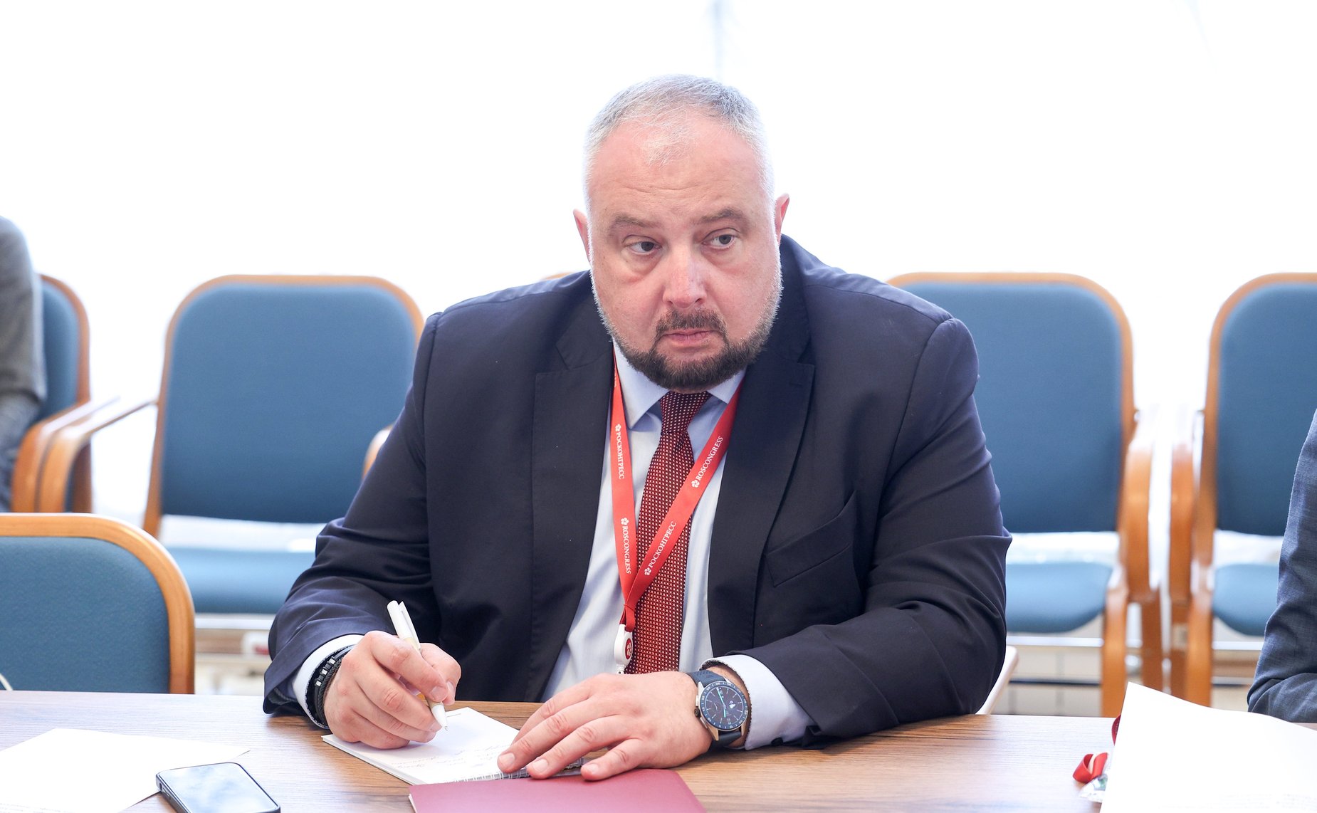Встреча заместителя Председателя СФ Константина Косачева с заместителем Председателя Национального Народного Собрания Алжирской Народной Демократической Республики. XI Невский международный экологический конгресс