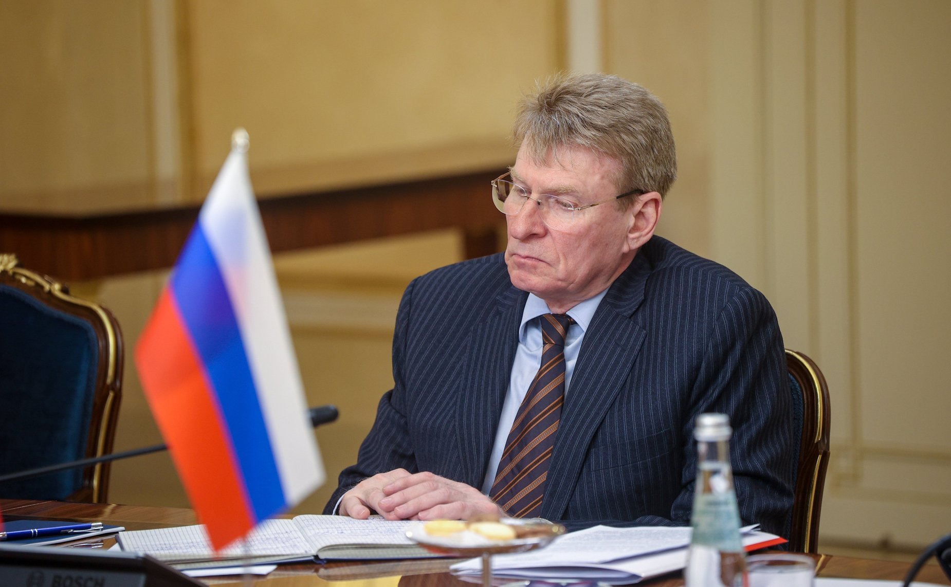 Встреча заместителя Председателя Совета Федерации Константина Косачева с Министром иностранных дел Республики Сербии Марко Джуричем