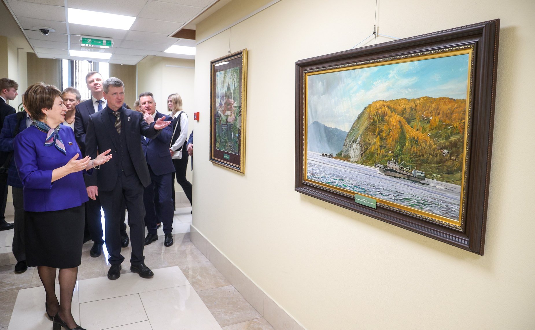 Открытие выставки картин на тему: «Земля Благославенная»