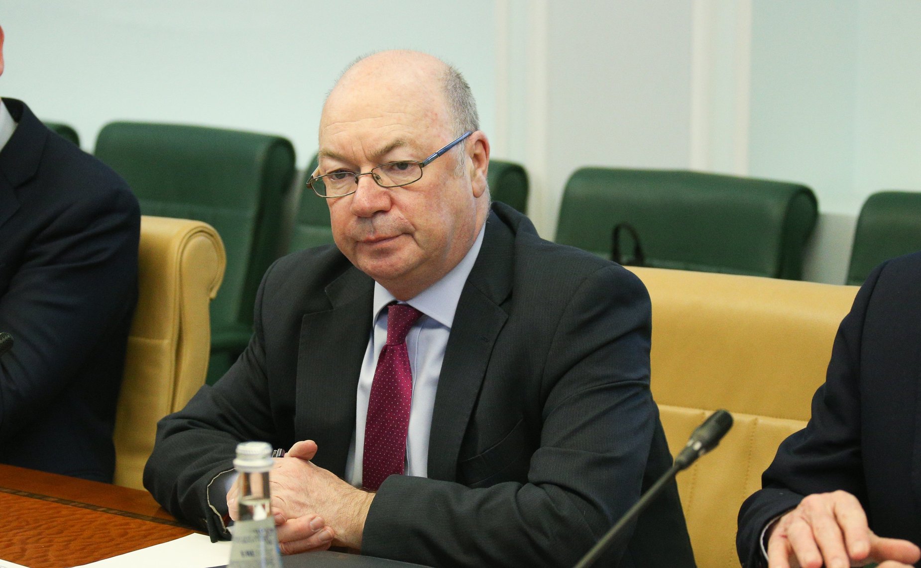 Встреча заместителя Председателя СФ Константина Косачева с делегацией Королевского объединенного института оборонных исследований