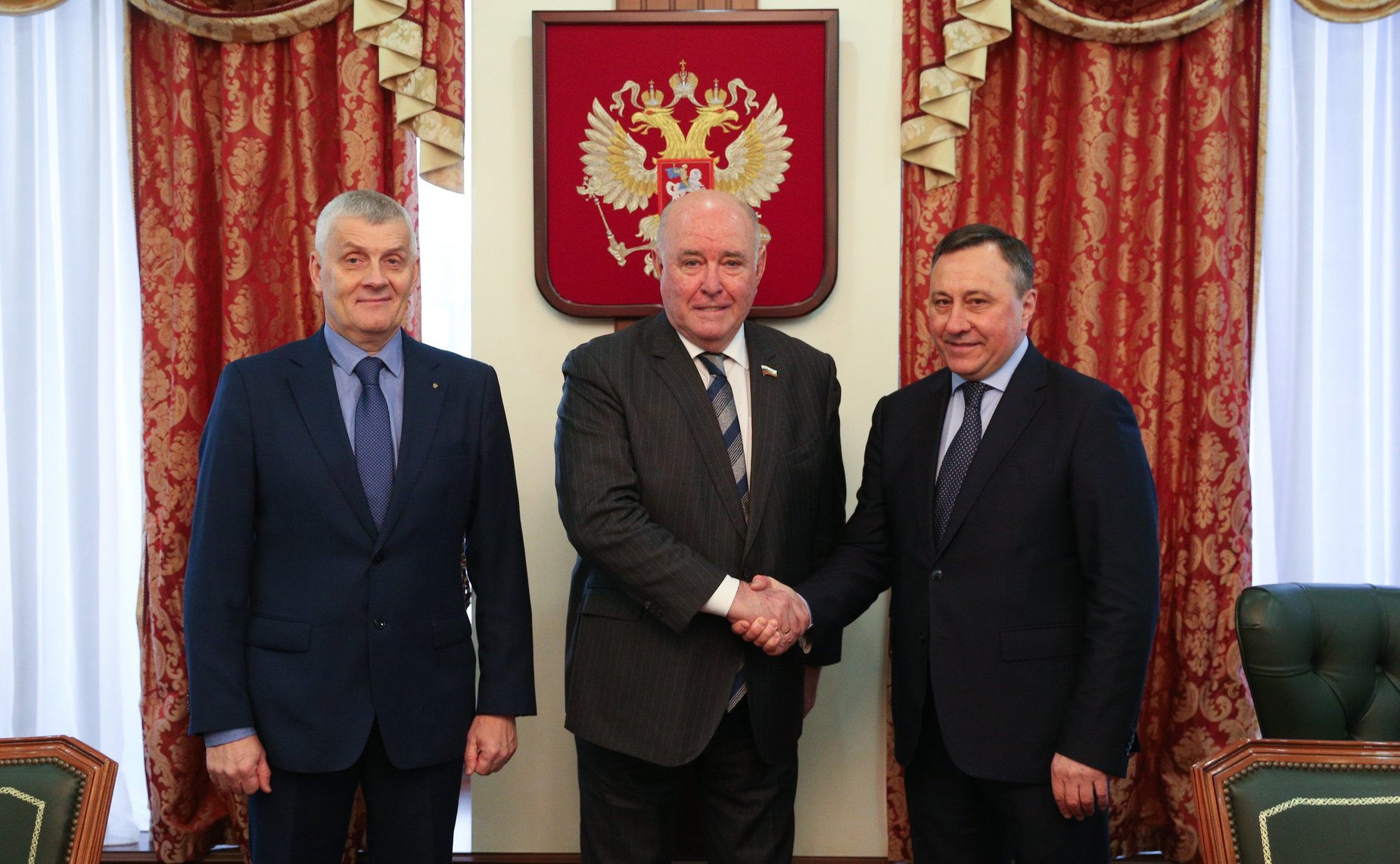 8 ноября 2022 года. Встреча председателя Комитета СФ по международным делам с председателем Комитета по делам воинов-интернационалистов при Совете глав правительств государств-участников СНГ