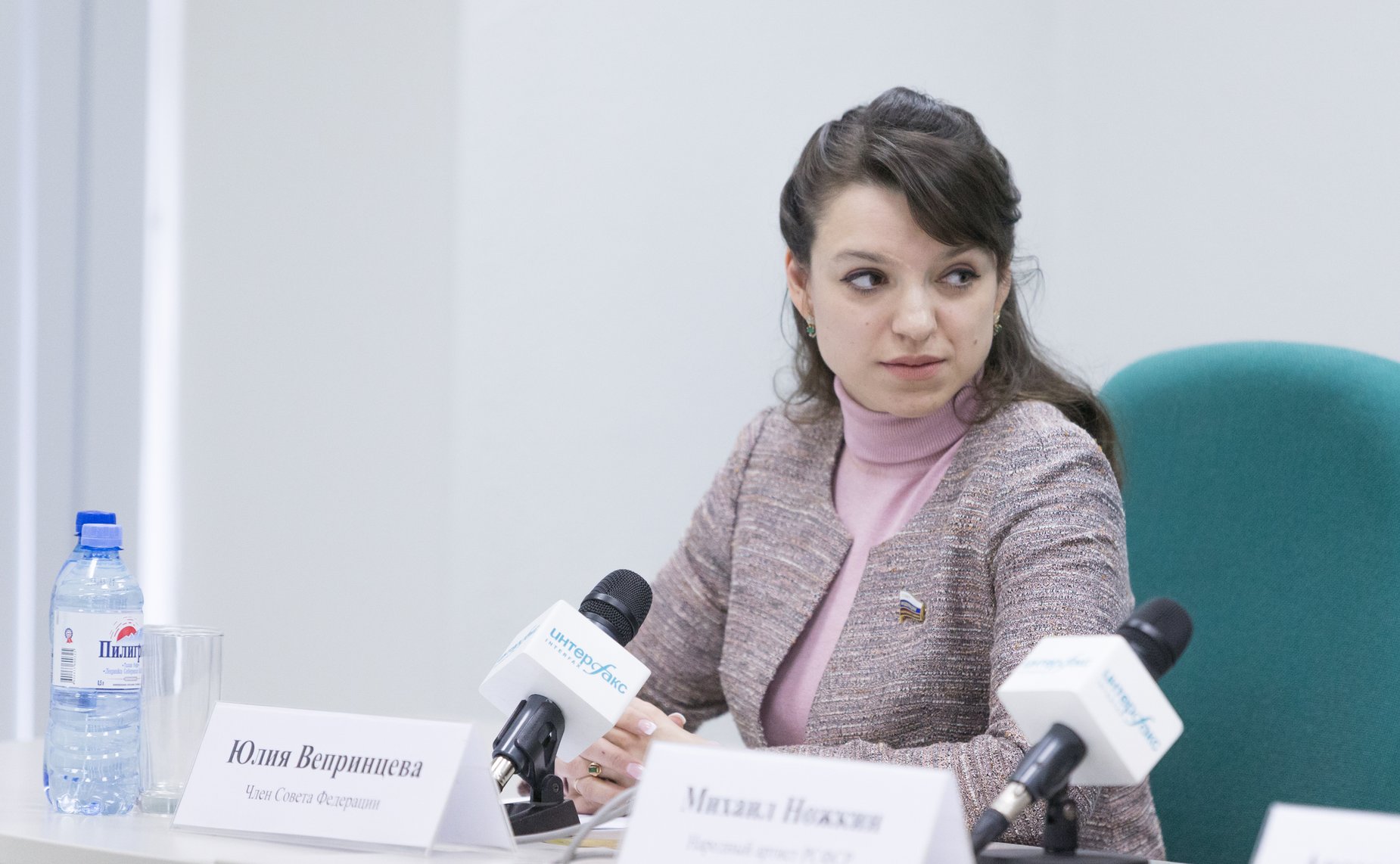 Ю. Вепринцева Пресс-конференция, посвященная реализации всероссийского проекта «Лес Победы»