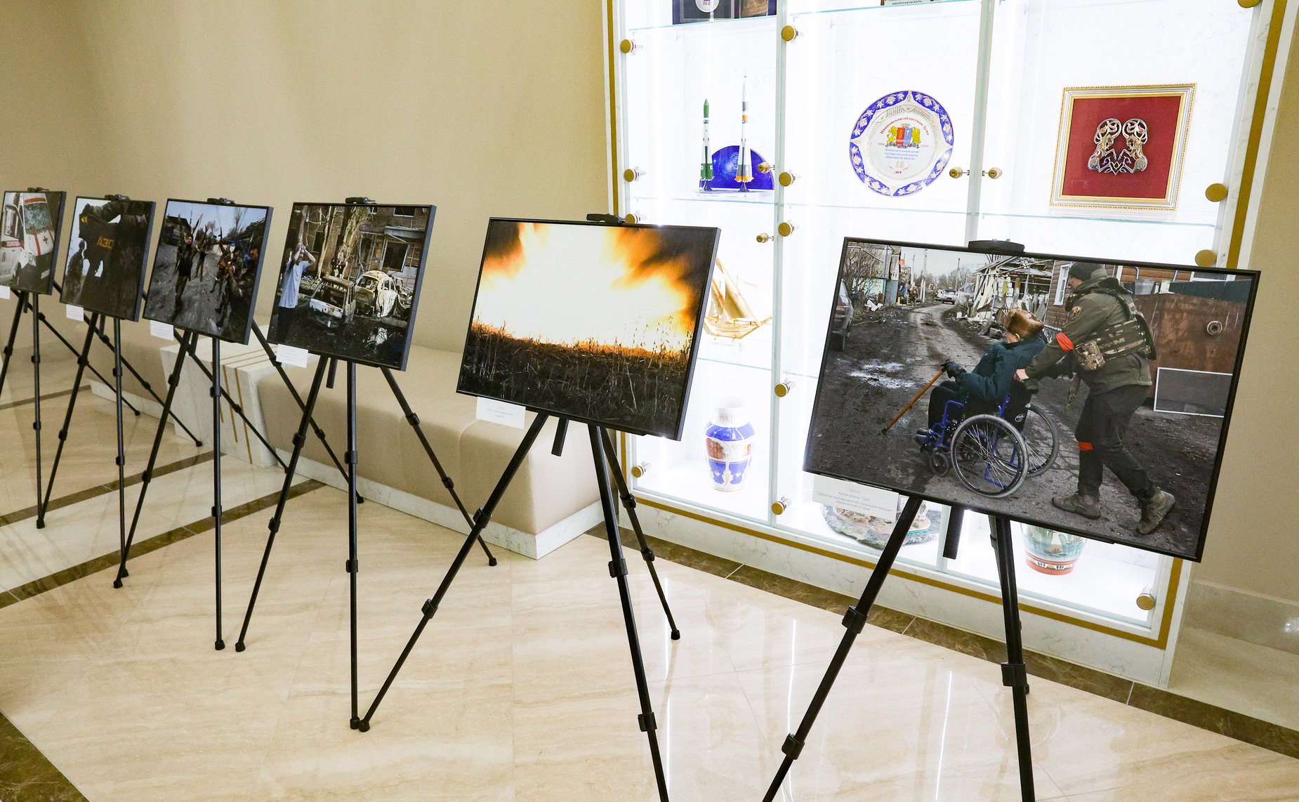 Открытие фотовыставки «Следственный комитет России сегодня» (в зоне проведения СВО)