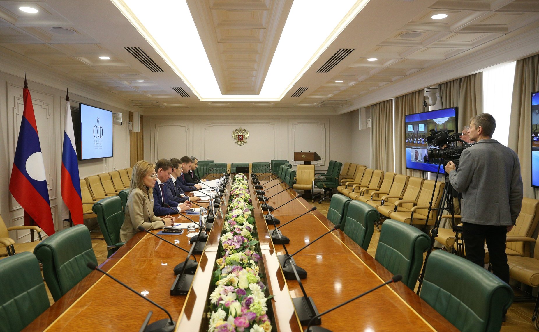 Встреча членов группы дружбы СФ с Национальным собранием Лаосской Народно-Демократической Республики с депутатами Национального собрания Лаосской Народно-Демократической Республики