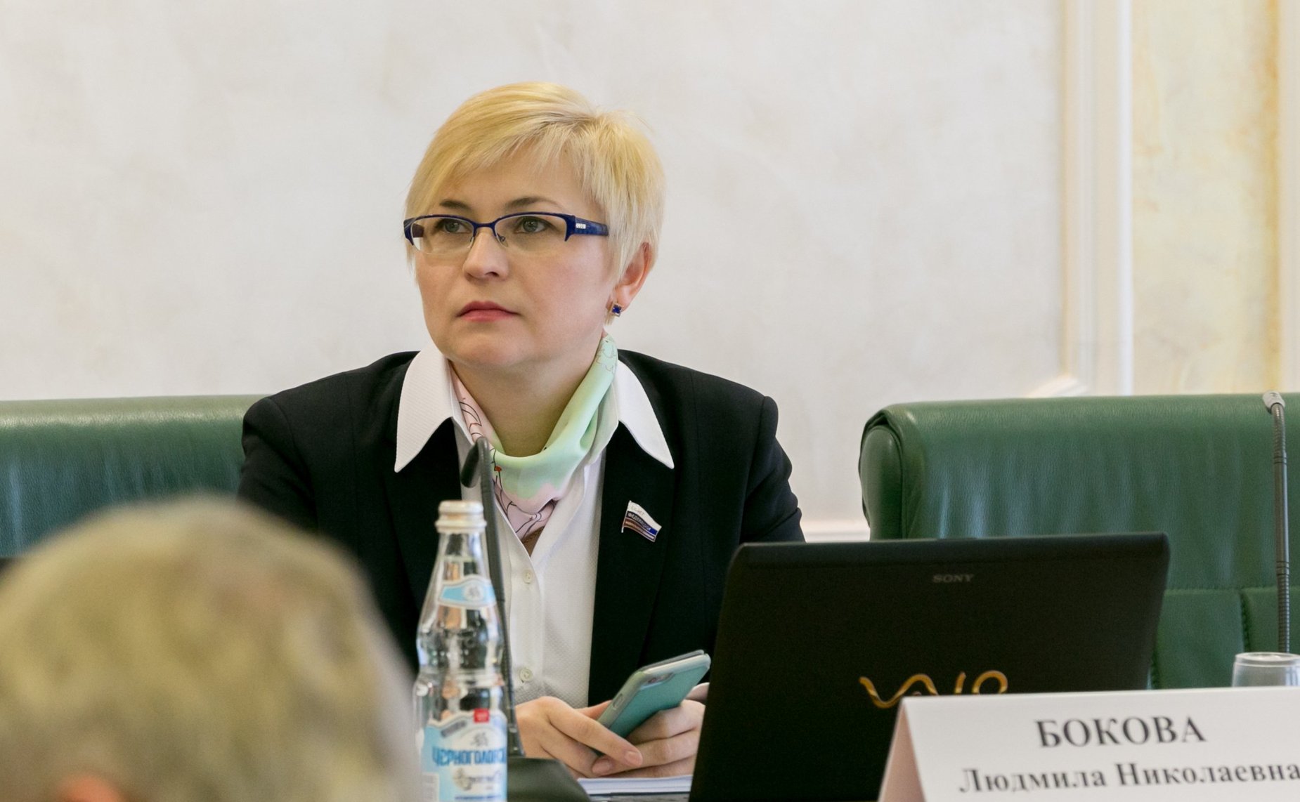 Л. Бокова на заседании Комитета Совета Федерации по конституционному законодательству и государственному строительству