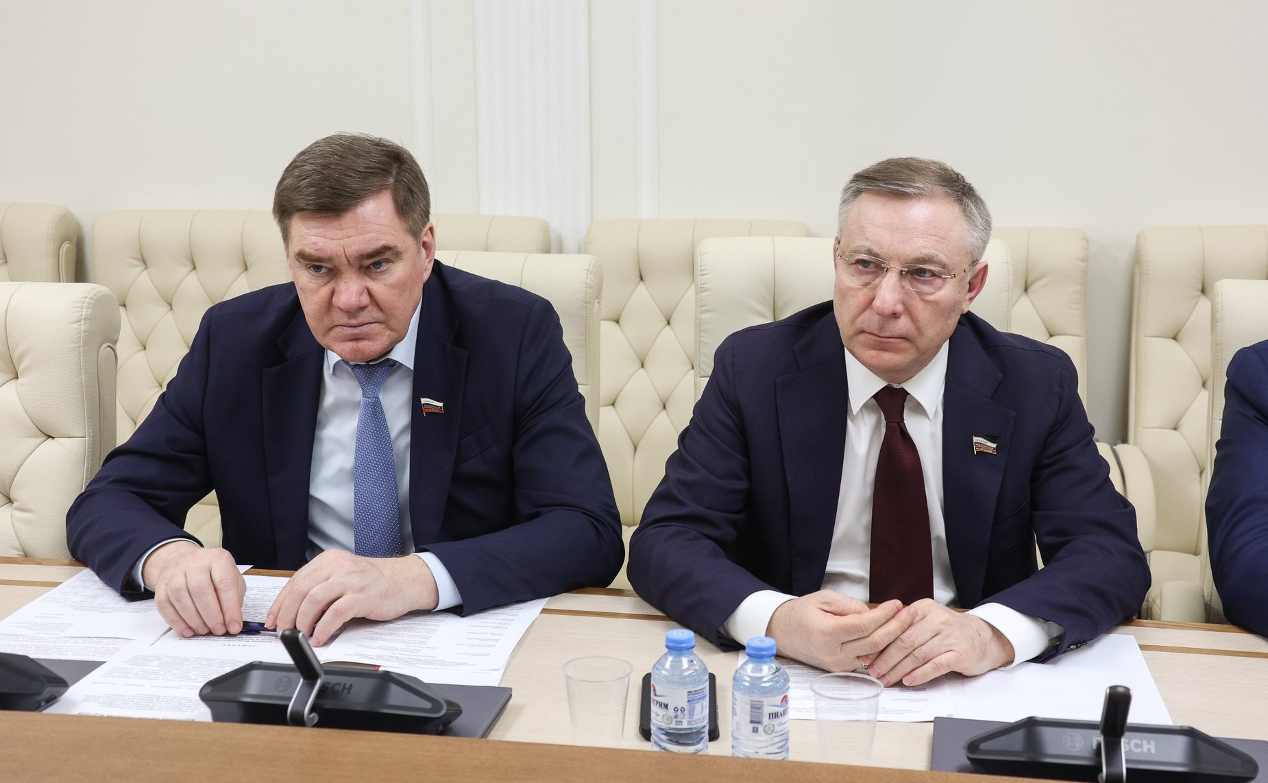 Заседание Комиссии Совета Федерации по контролю за достоверностью сведений о доходах, об имуществе и обязательствах имущественного характера, представляемых сенаторами Российской Федерации, под председательством заместителя Председателя Совета Федерации