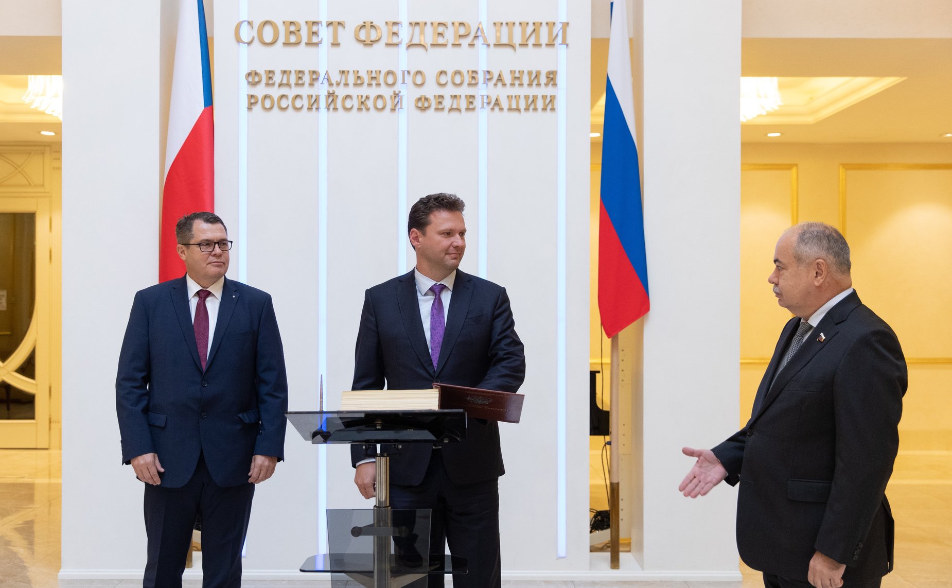 Встреча В. Матвиенко с Председателем Палаты депутатов Парламента Чешской Республики Радеком Вондрачеком