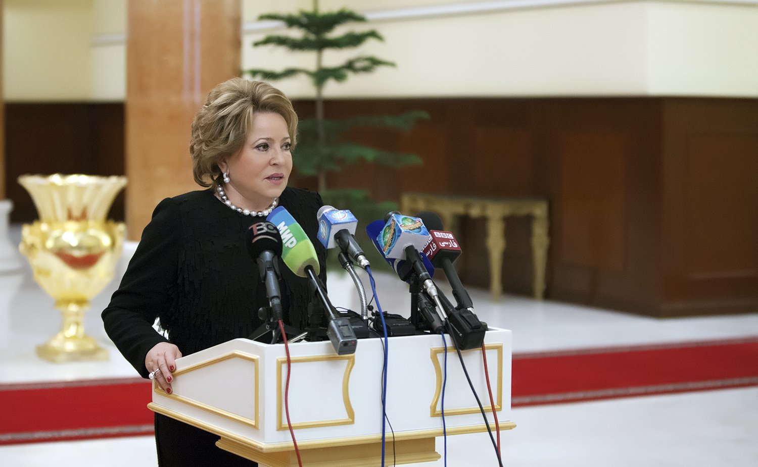 Визит делегации Совета Федерации во главе с В. Матвиенко в Таджикистан 17