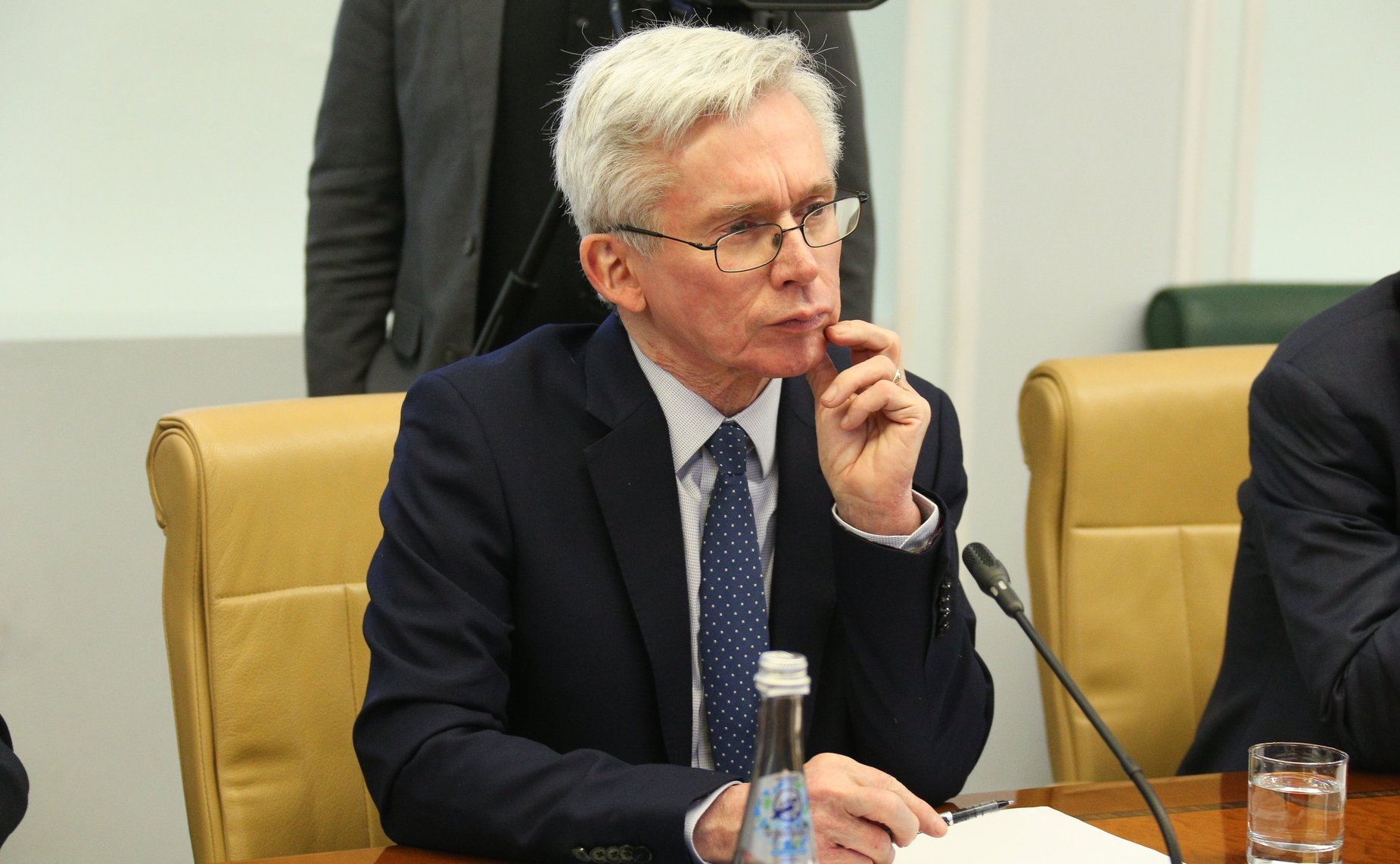 Встреча заместителя Председателя СФ Константина Косачева с делегацией Королевского объединенного института оборонных исследований