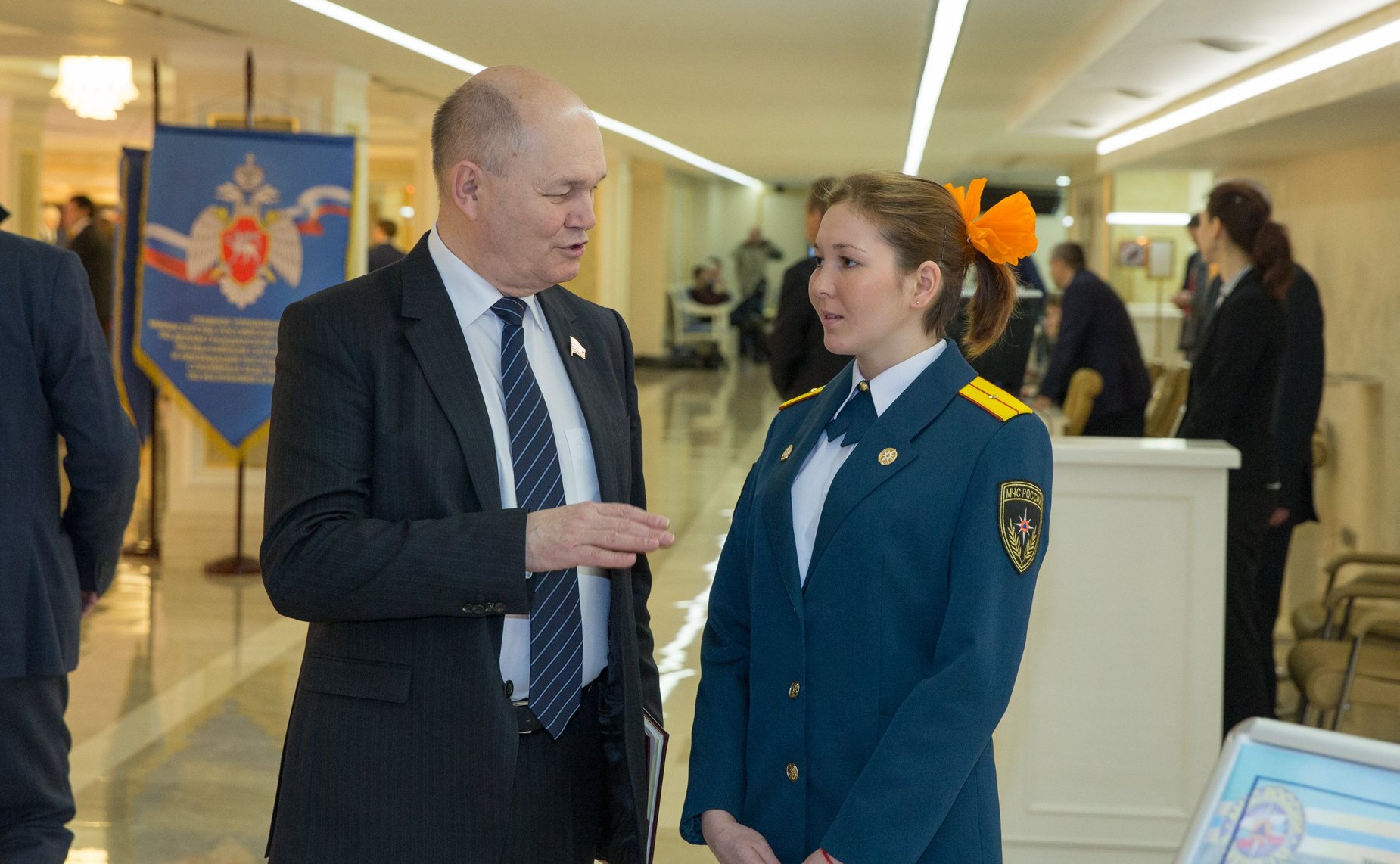 Выставка МЧС России в Совете Федерации