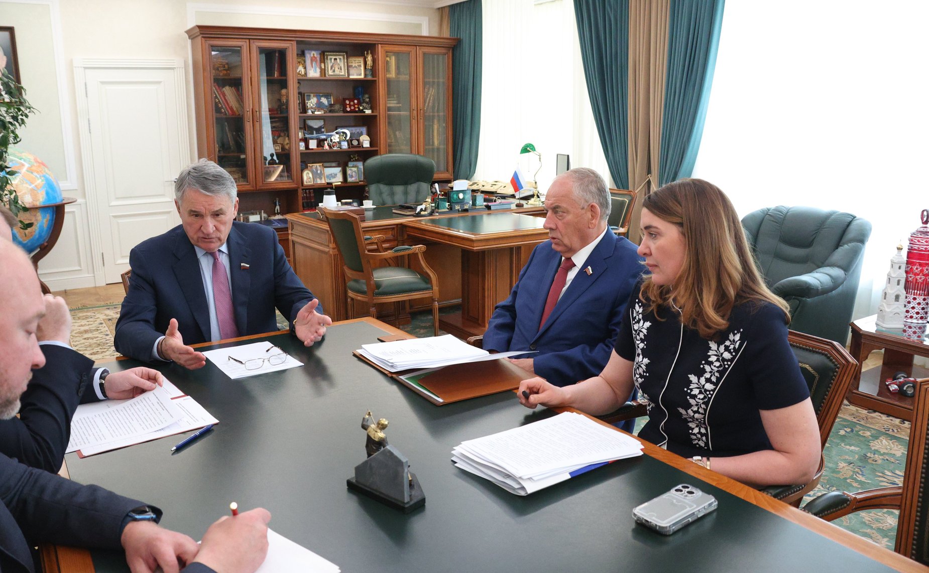 Рабочая встреча заместителя Председателя СФ Юрия Воробьева с Руководителем Федерального агентства по техническому регулированию и метрологии Антоном Шалаевым