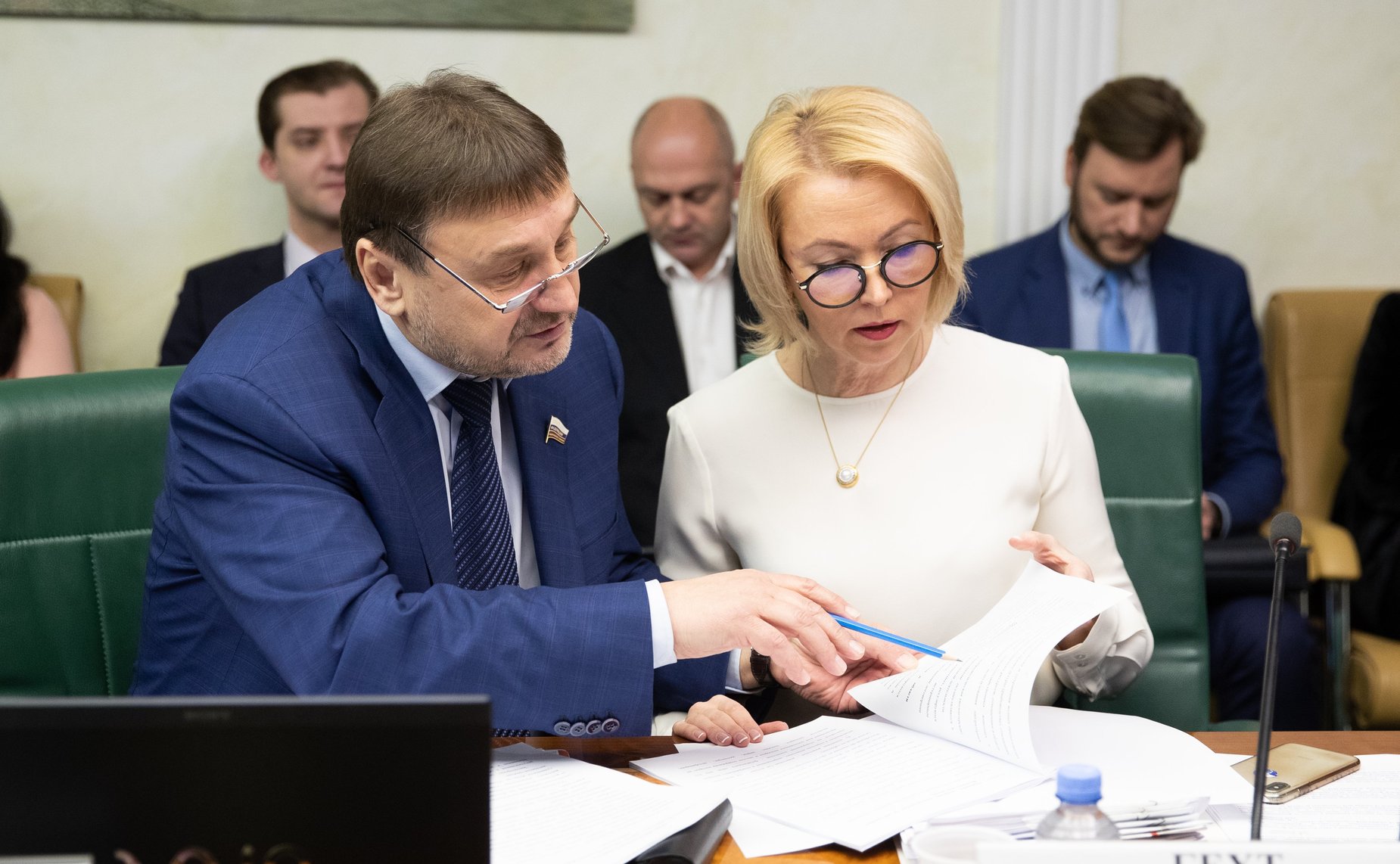 Владимир Лебедев и Ирина Гехт