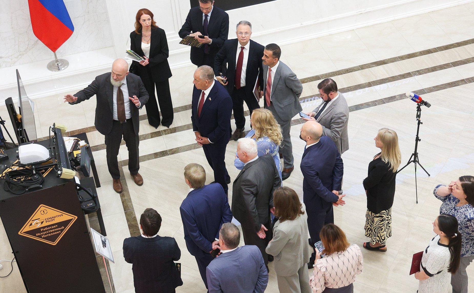 Открытие в Совете Федерации выставки «Робототехника в современном мире на примерах технологий отечественного производителя Когнитив Пилот»
