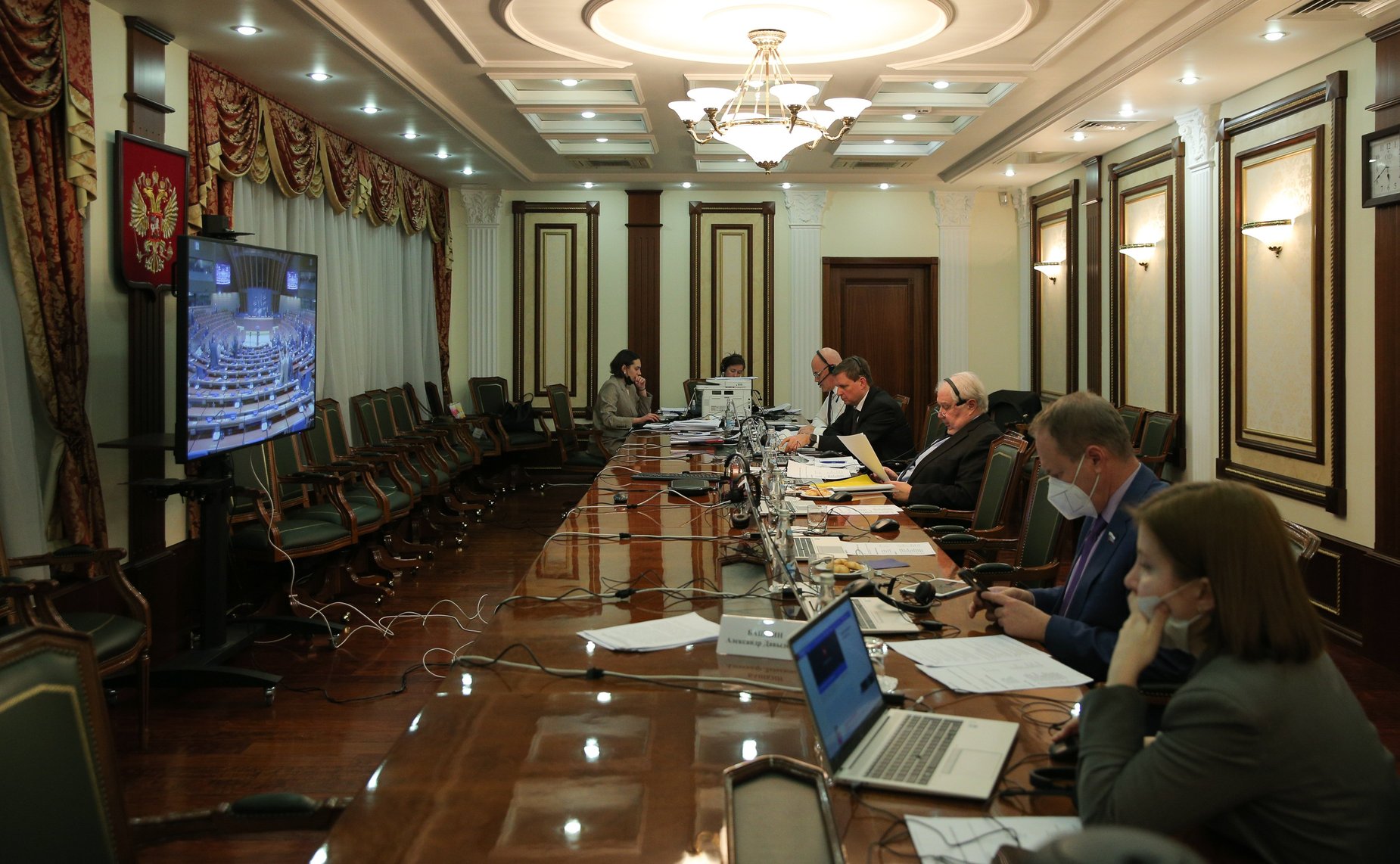 Участие сенаторов РФ в пленарном заседании ПАСЕ