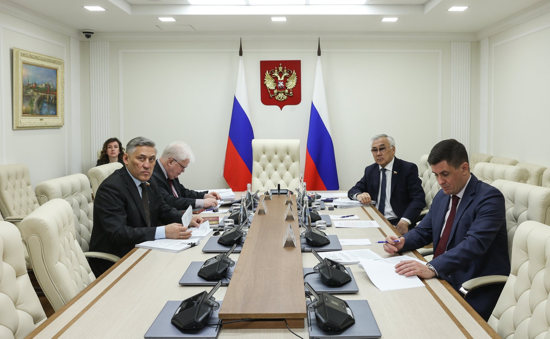 Участие сенаторов РФ во внеочередном совместном заседании постоянных комиссий ПА ОДКБ по политическим вопросам и международному сотрудничеству, по вопросам обороны и безопасности, по социально-экономическим и правовым вопросам