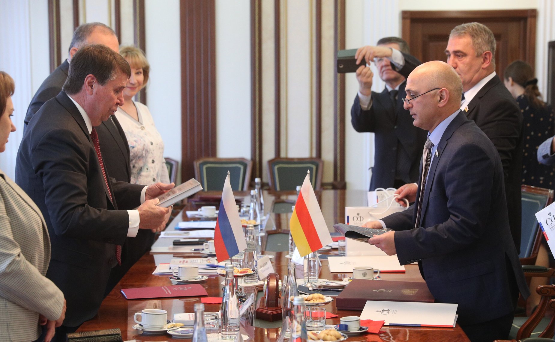 Заседание Комиссии по сотрудничеству СФ и Парламента Республики Южная Осетия