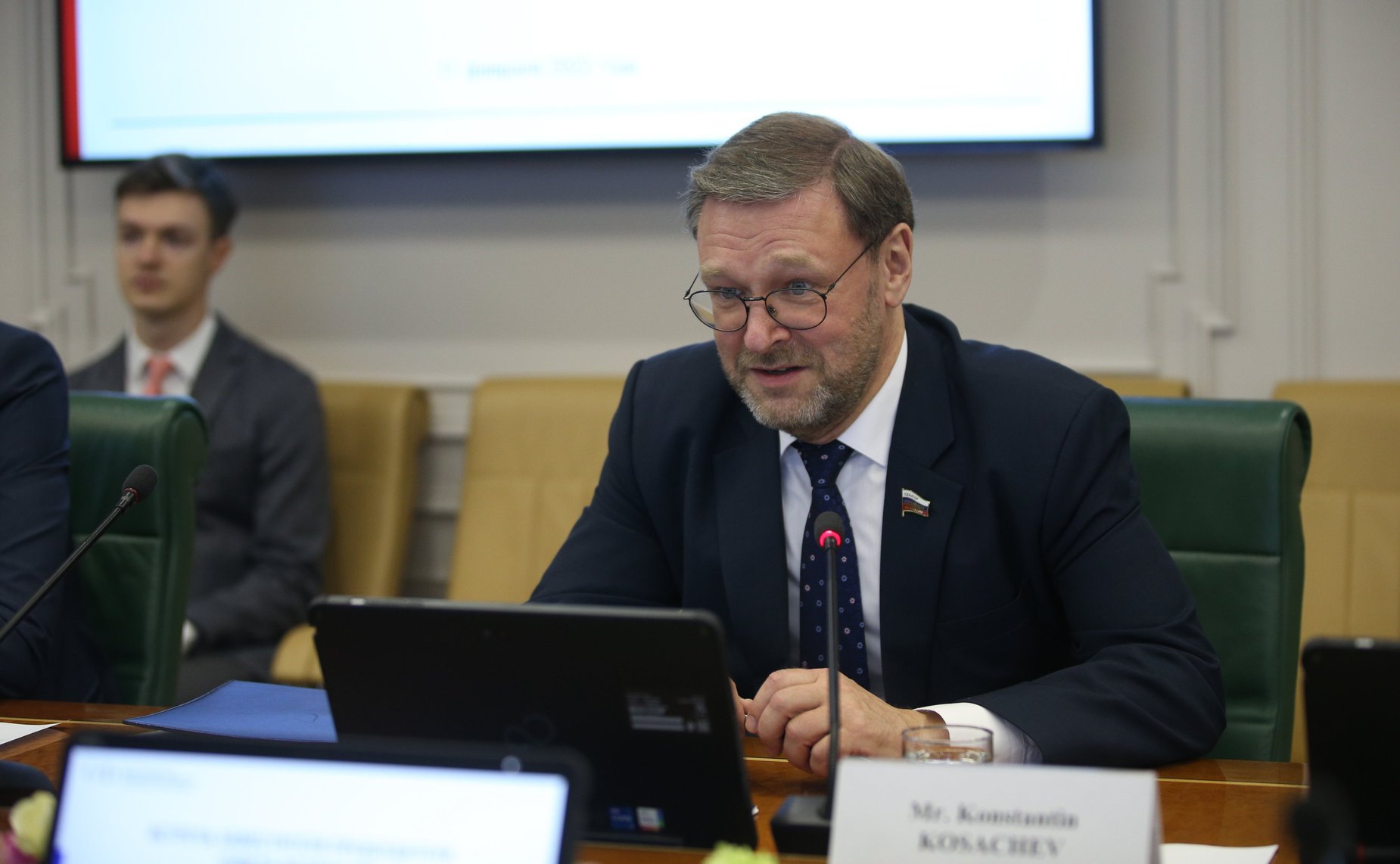 Константин Косачев провел встречу с депутатом Бундестага Федеративной Республики Германия, представителем фракции «левых» в Парламентской ассамблее Совета Европы Андреем Хунко