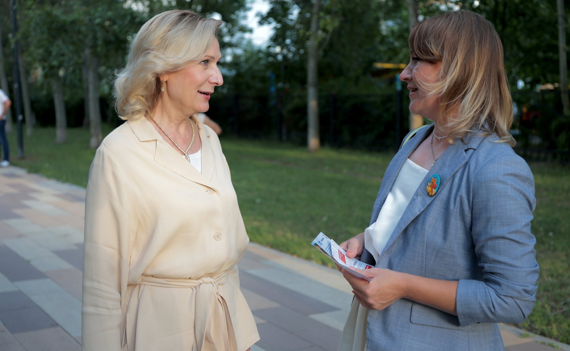 Инна Святенко провела информационный рейд «Мама, закрой окно»