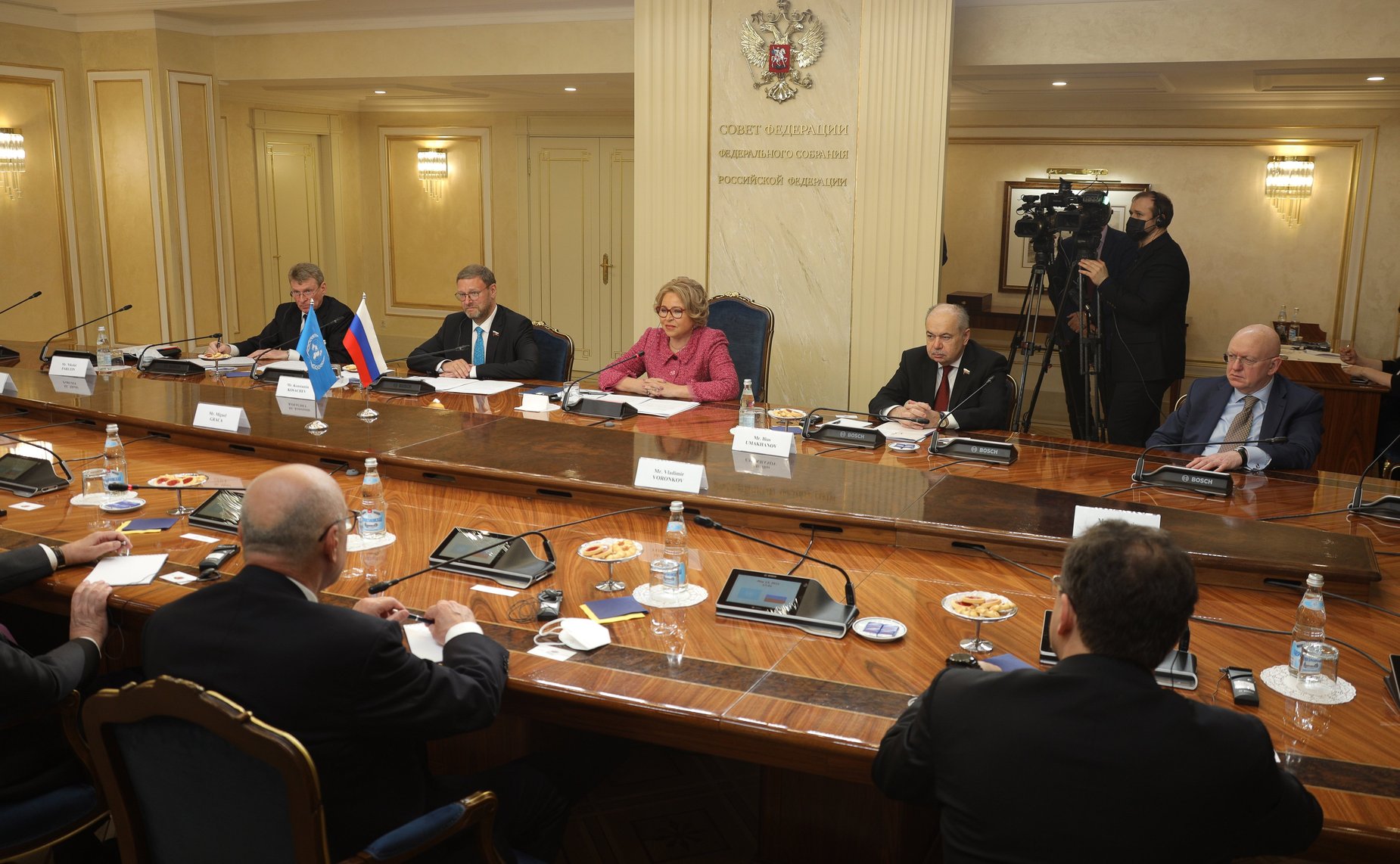 Встреча Валентины Матвиенко с Генеральным секретарем Организации Объединенных Наций Антониу Гутеррешем