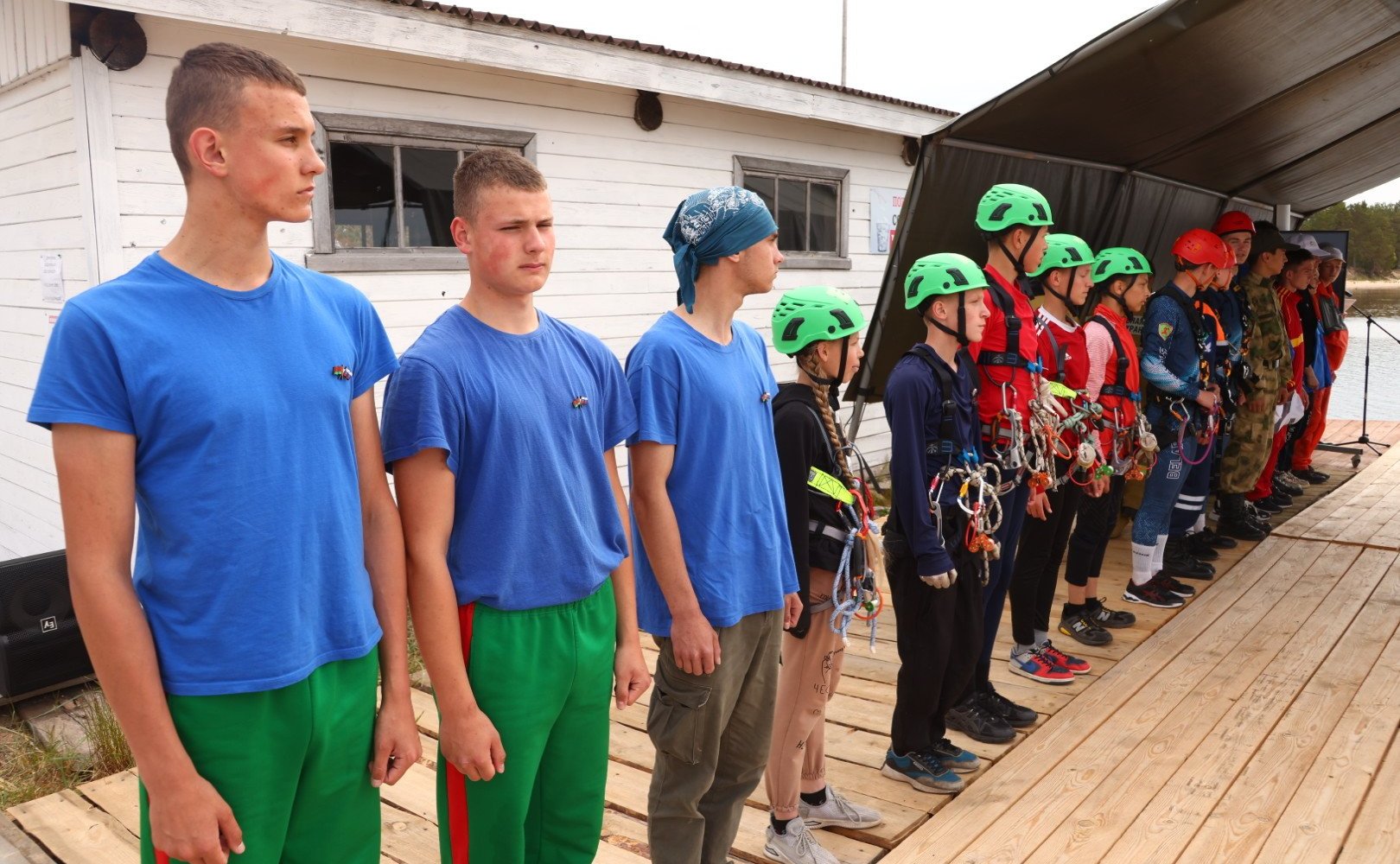 Юрий Воробьев и заместитель Председателя Совета Республики Национального собрания Республики Беларусь Валерий Бельский приняли участие в мероприятиях каникулярной профориентационной школы «За безопасность!»