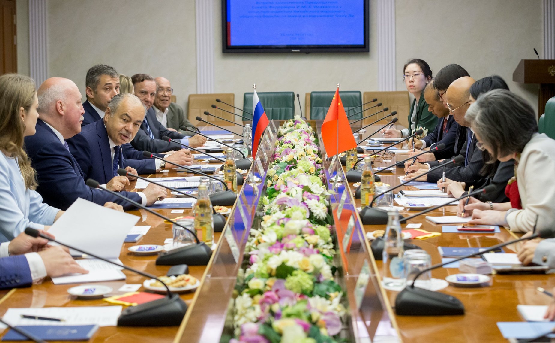 Встреча с вице-президентом Китайского народного общества борьбы за мир и разоружение