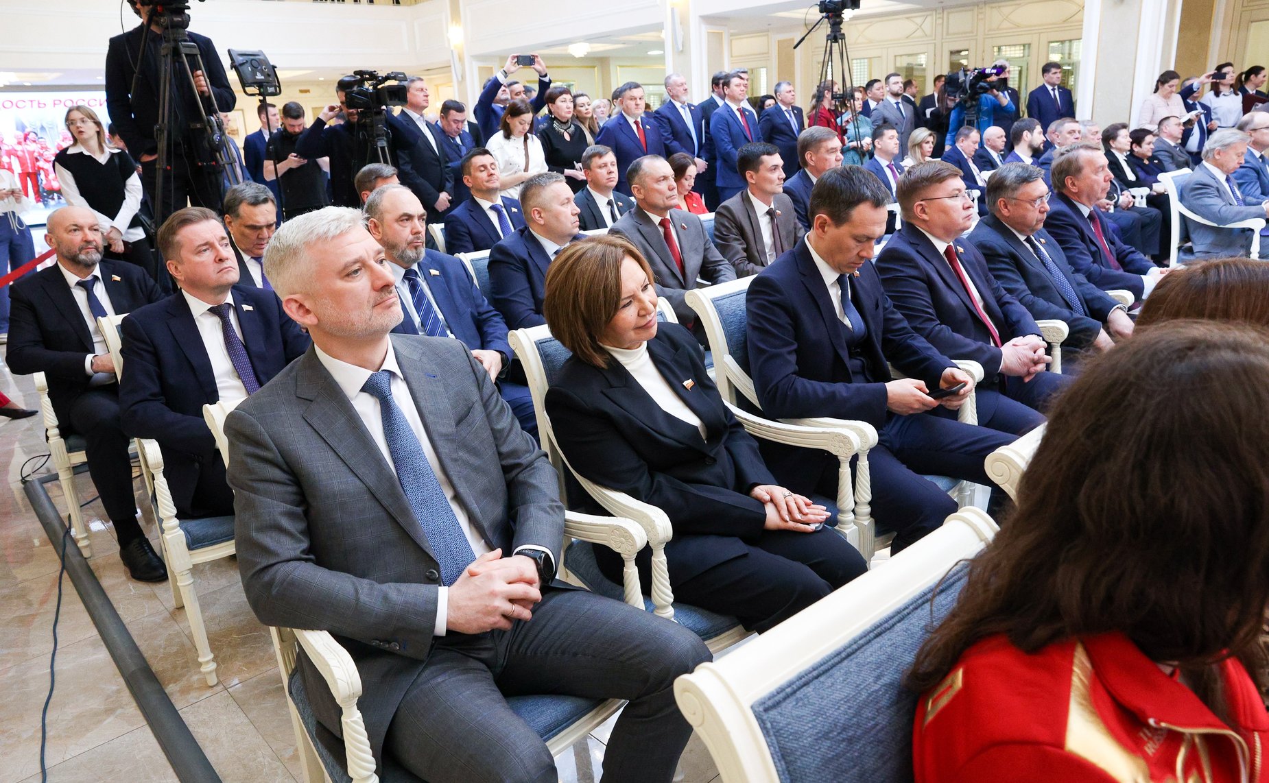 Встреча Председателя Совета Федерации Валентины Матвиенко с членами паралимпийской сборной России — победителями и призёрами ХIV Паралимпийских зимних игр 2026 года в Италии