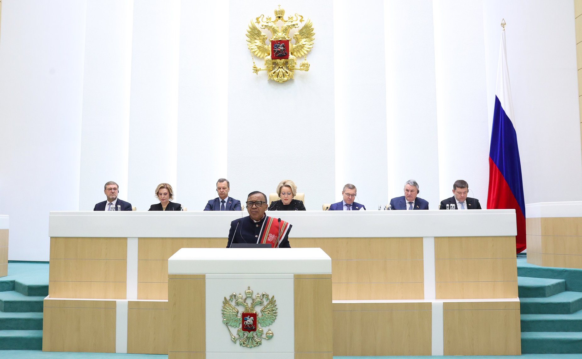 Председатель Сената Республики Мадагаскар Ришар Равалуманана