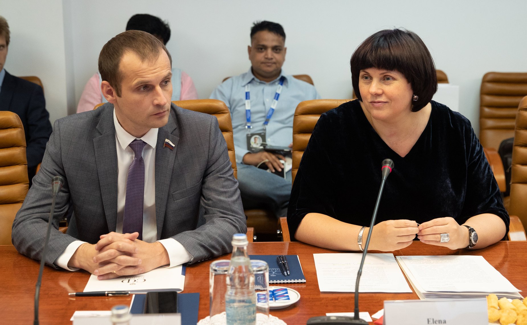 Сергей Леонов и Елена Афанасьева