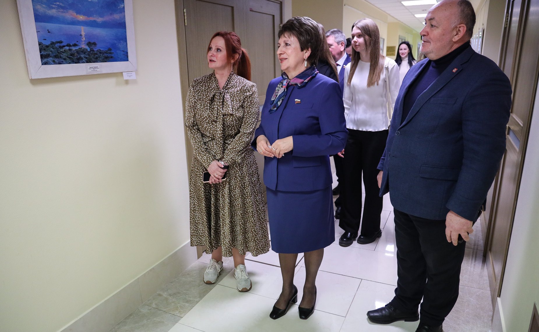 Екатерина Алтабаева приняла участие в торжественном открытии художественной выставки «Из Севастополя с любовью…», приуроченной к 10-летию «Русской весны»