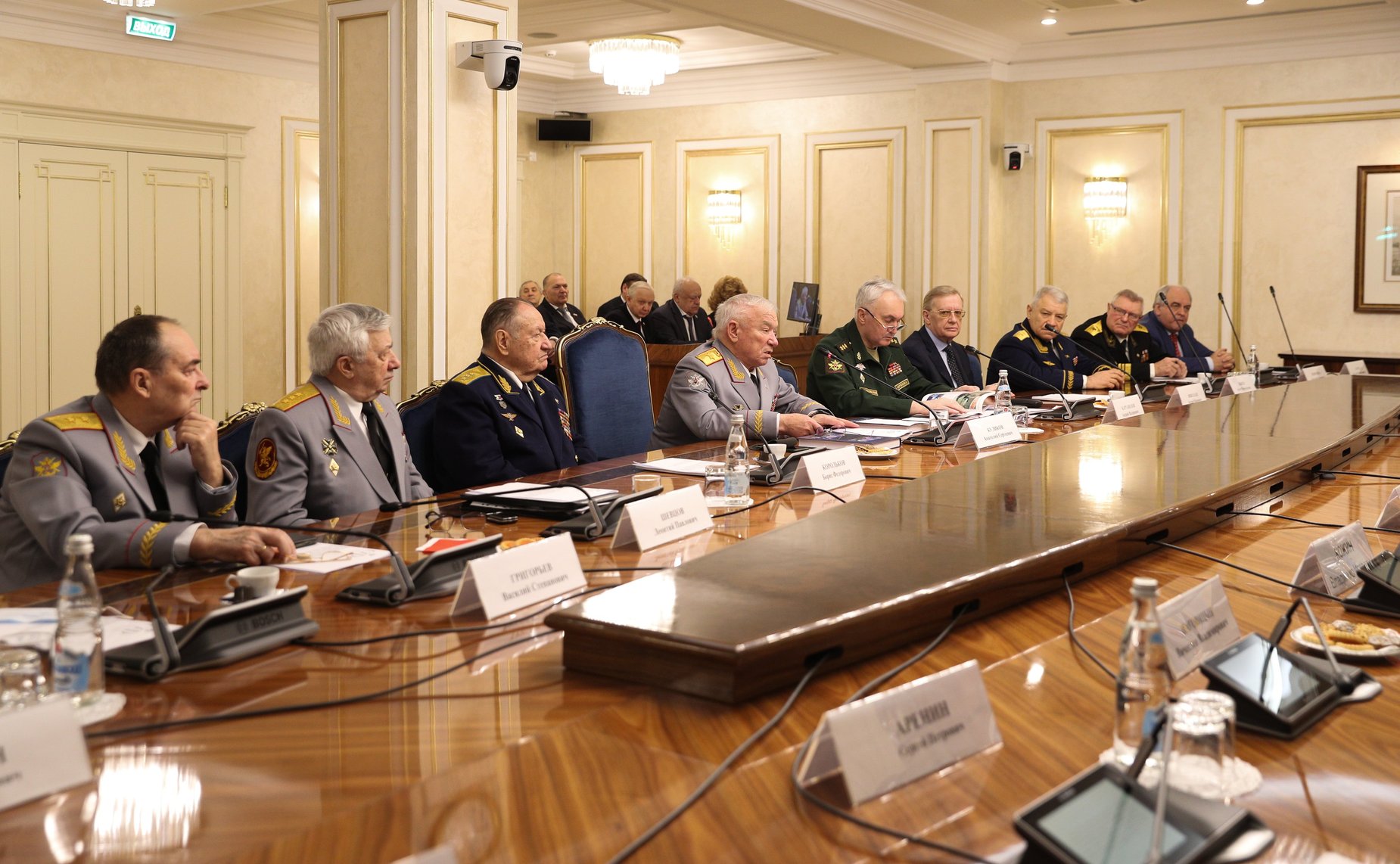 Совещание Комитета СФ по обороне и безопасности совместно с Клубом военачальников РФ