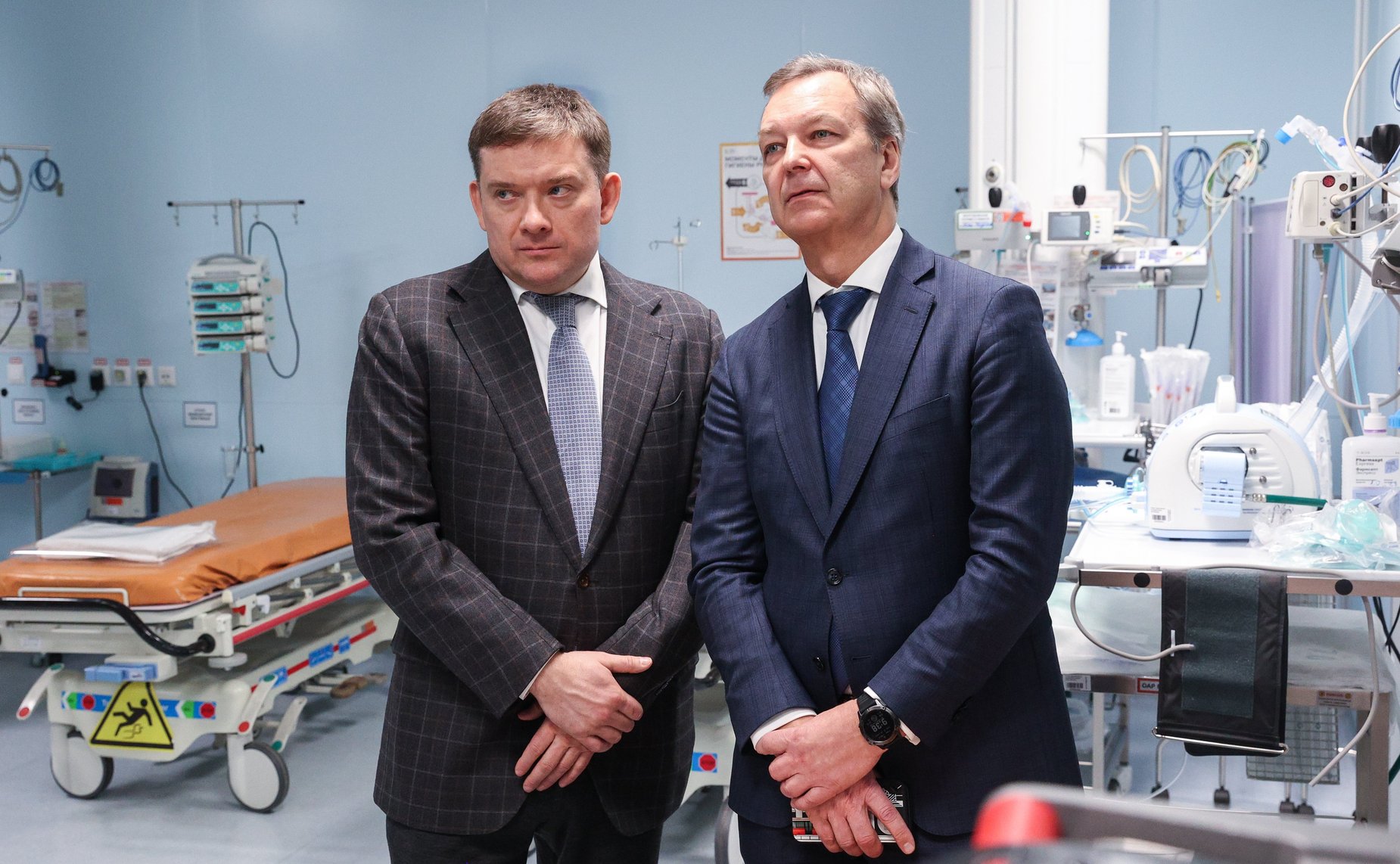 Председатель Совета Федерации Валентина Матвиенко вместе с главой региона посетила Краевую клиническую больницу Красноярска